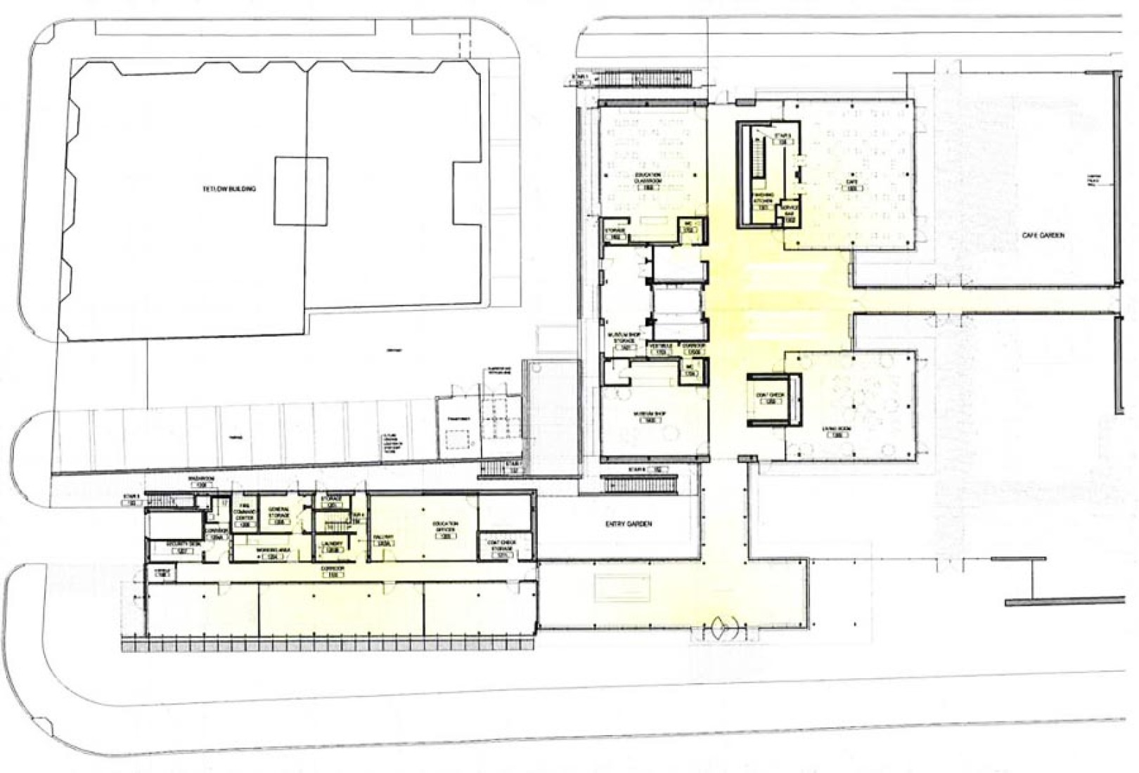 Ground floor plan. © RENZO PIANO BUILDING WORKSHOP, 2010.