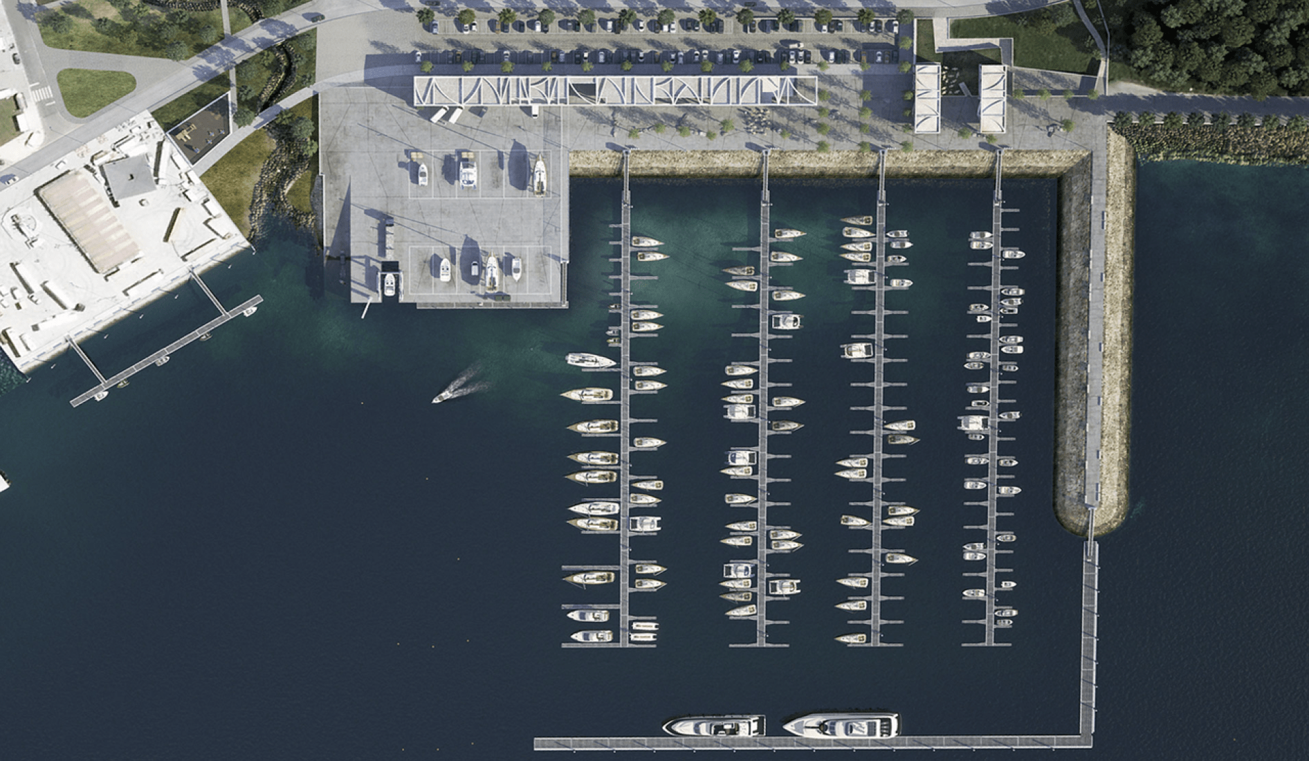 Overview. Douro Marina by Barbosa e Guimaraes. 