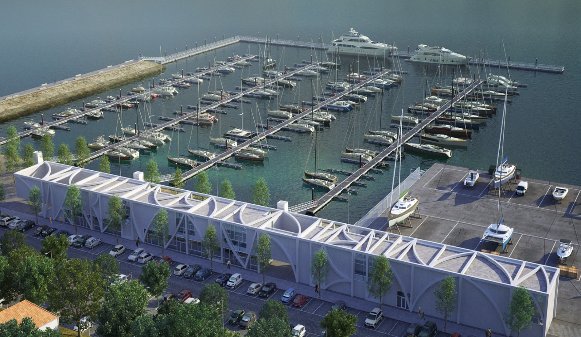 Overview. Douro Marina by Barbosa e Guimaraes. 