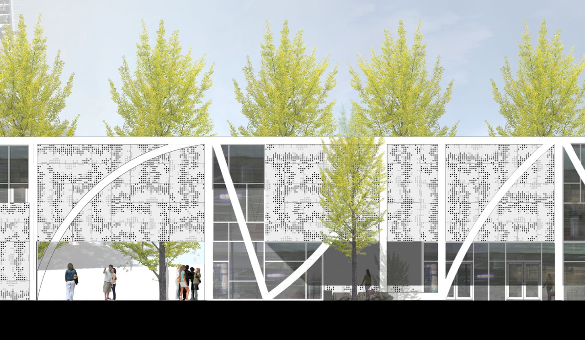 Detail elevation longitudinal block. Douro Marina by Barbosa e Guimaraes.
