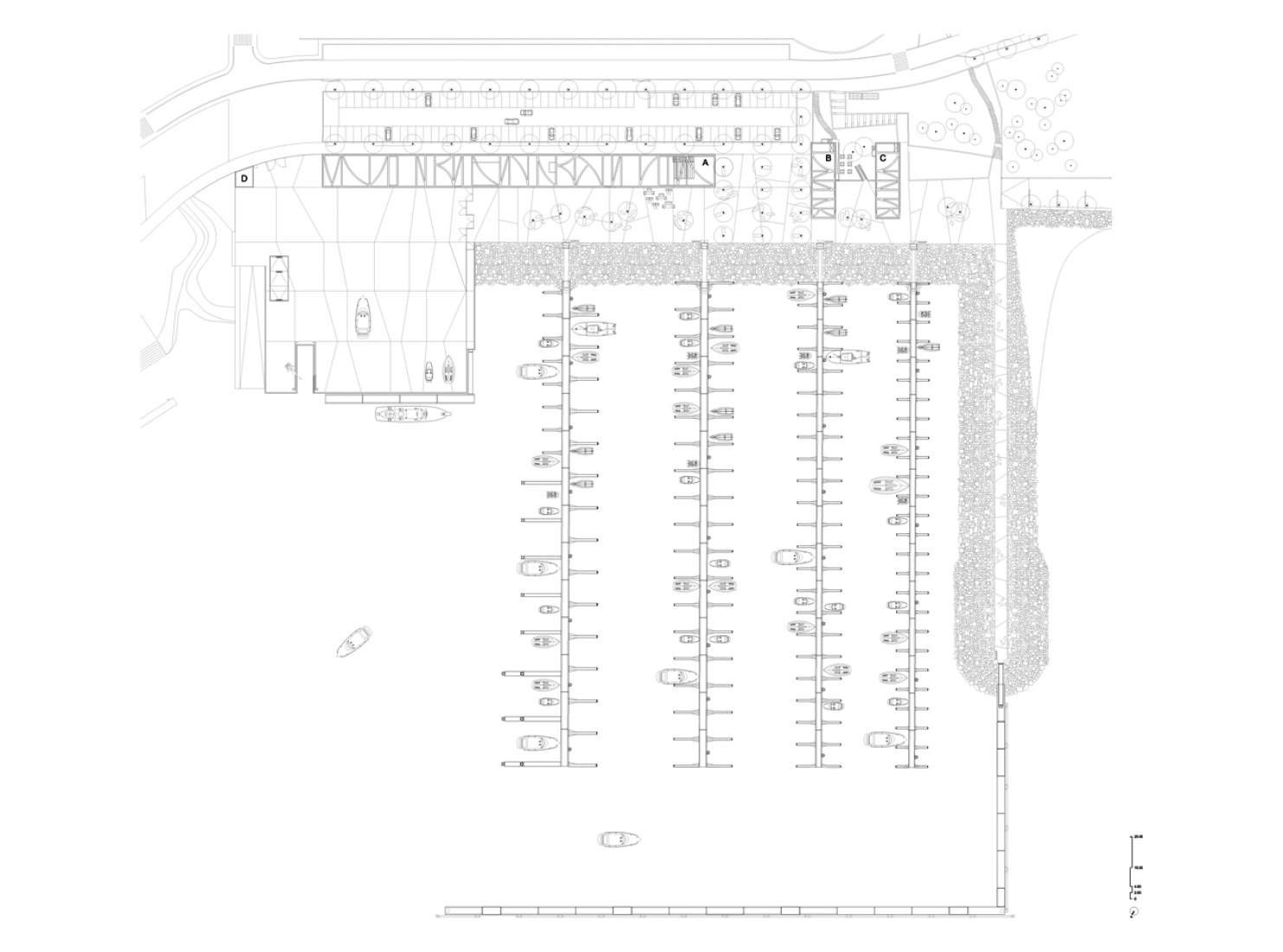 Site plan. Douro Marina by Barbosa e Guimaraes.