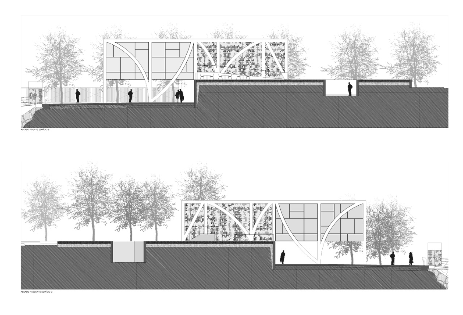 Elevation short blocks. Douro Marina by Barbosa e Guimaraes.