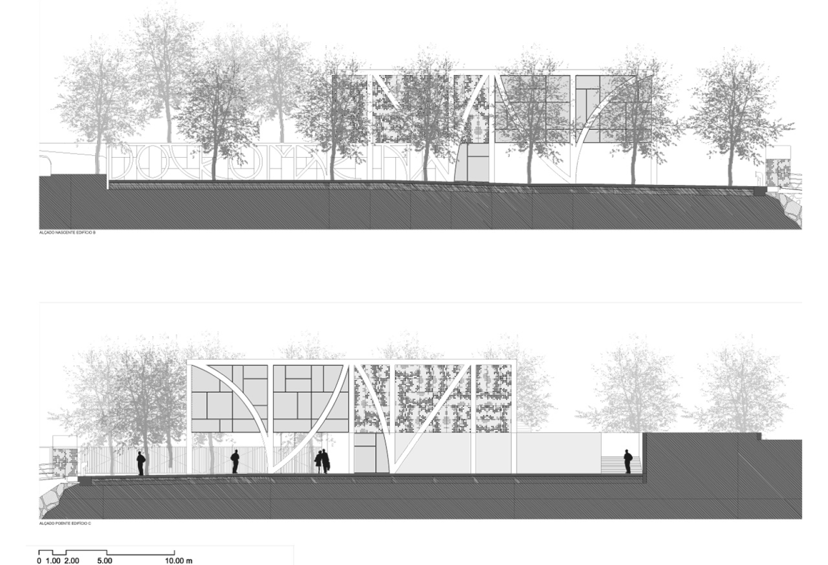 Elevation short blocks. Douro Marina by Barbosa e Guimaraes.
