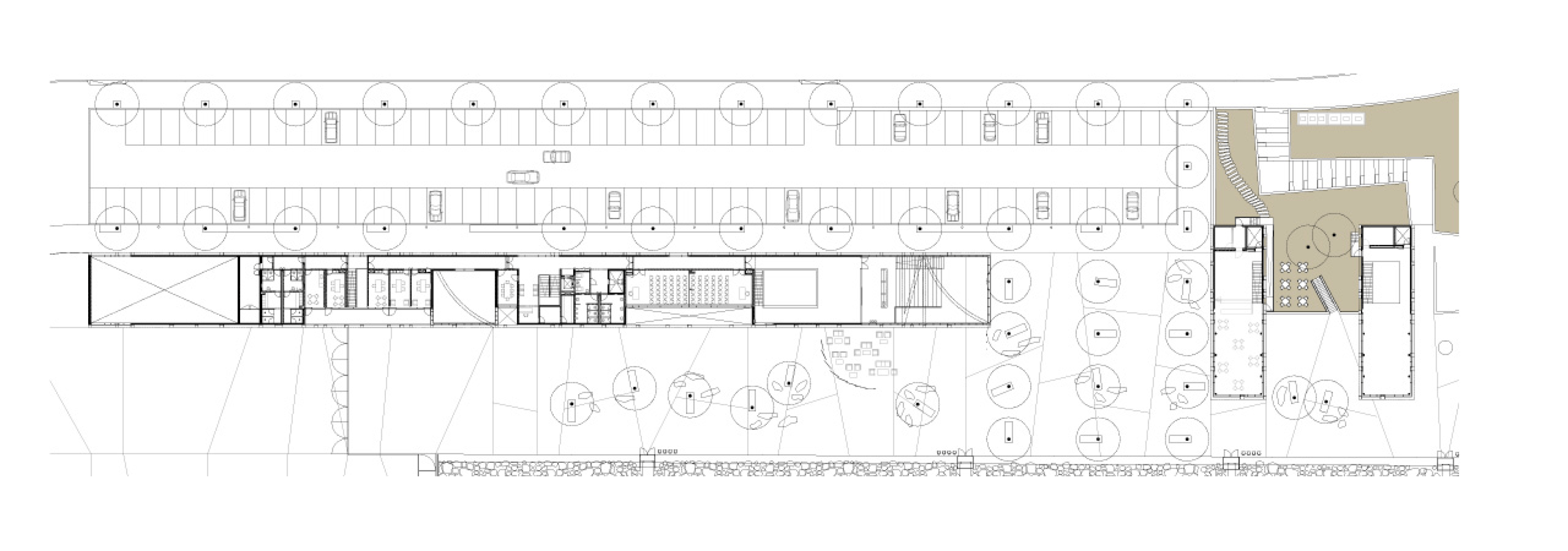 Roof floor plan. Douro Marina by Barbosa e Guimaraes.