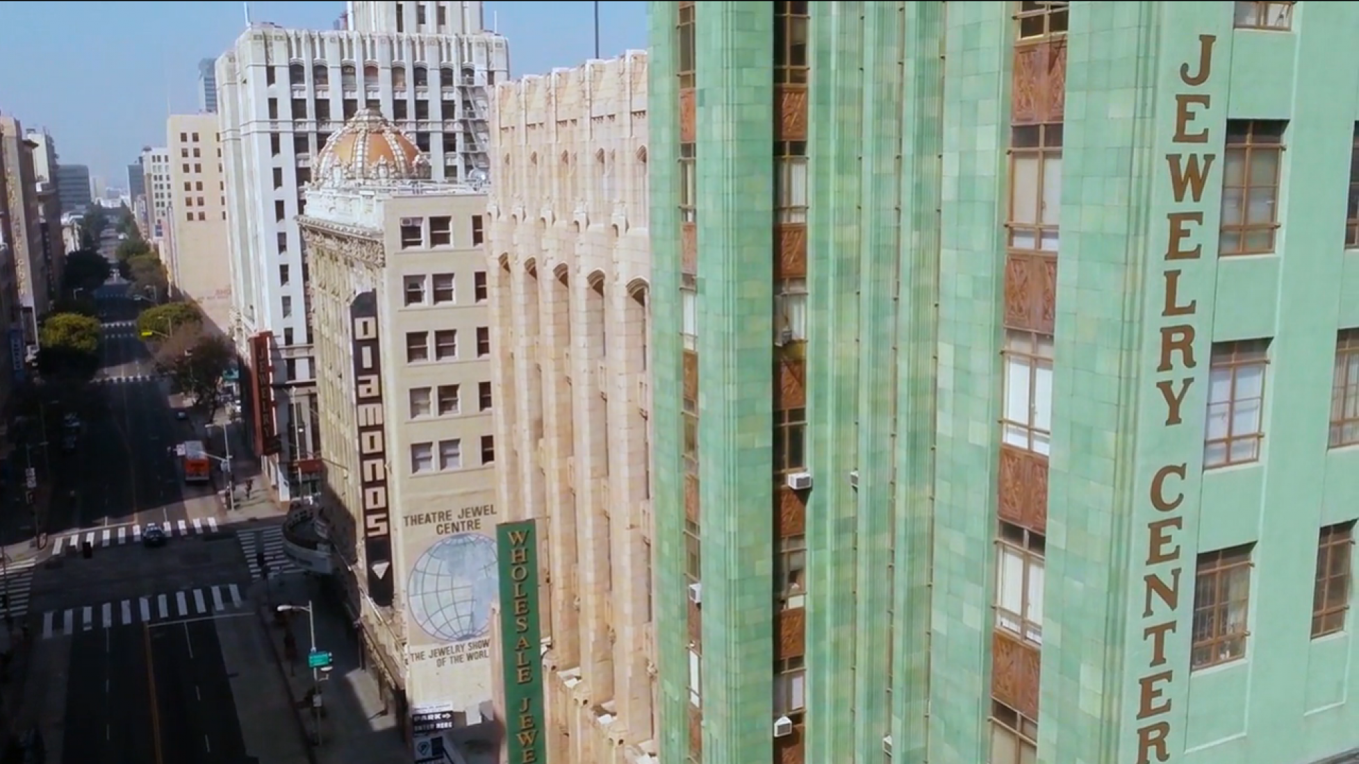 Video screenshot, Downtown Los Angeles by Ian Wood.