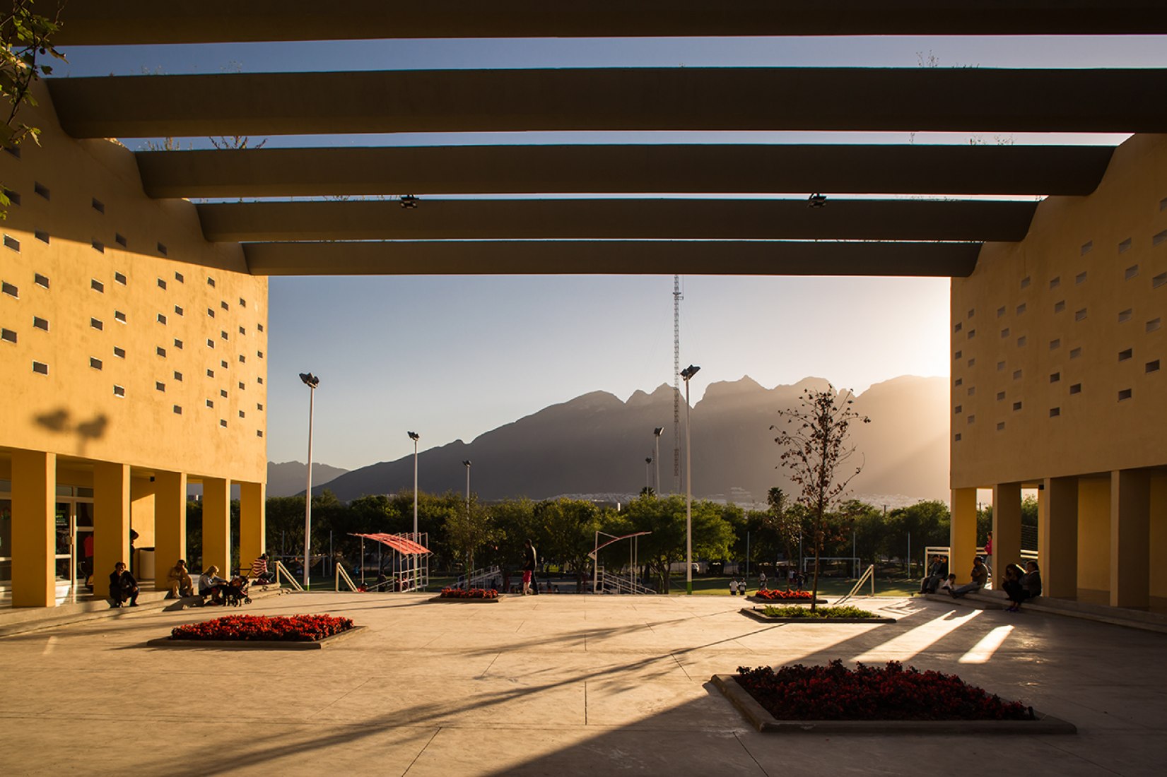 Community Centre San Bernabé in Monterrey by Pich-Aguilera Architects. Photography © Jorge Taboada.