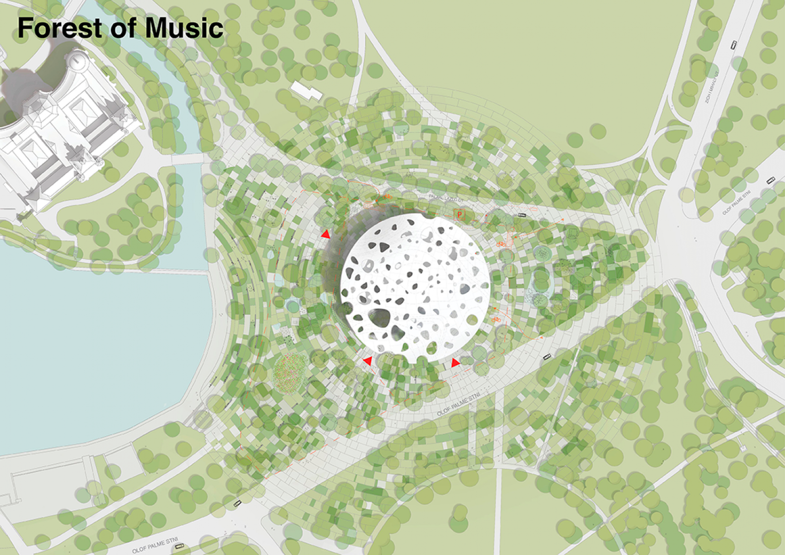 Casa de la Música Húngara por Sou Fujimoto, Complejo de Museos Casa de la Música Húngara por Sou Fujimoto, Complejo de Museos