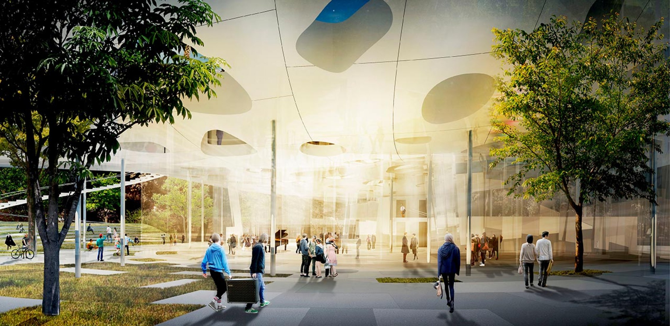 Casa de la Música Húngara por Sou Fujimoto, Complejo de Museos Casa de la Música Húngara por Sou Fujimoto, Complejo de Museos