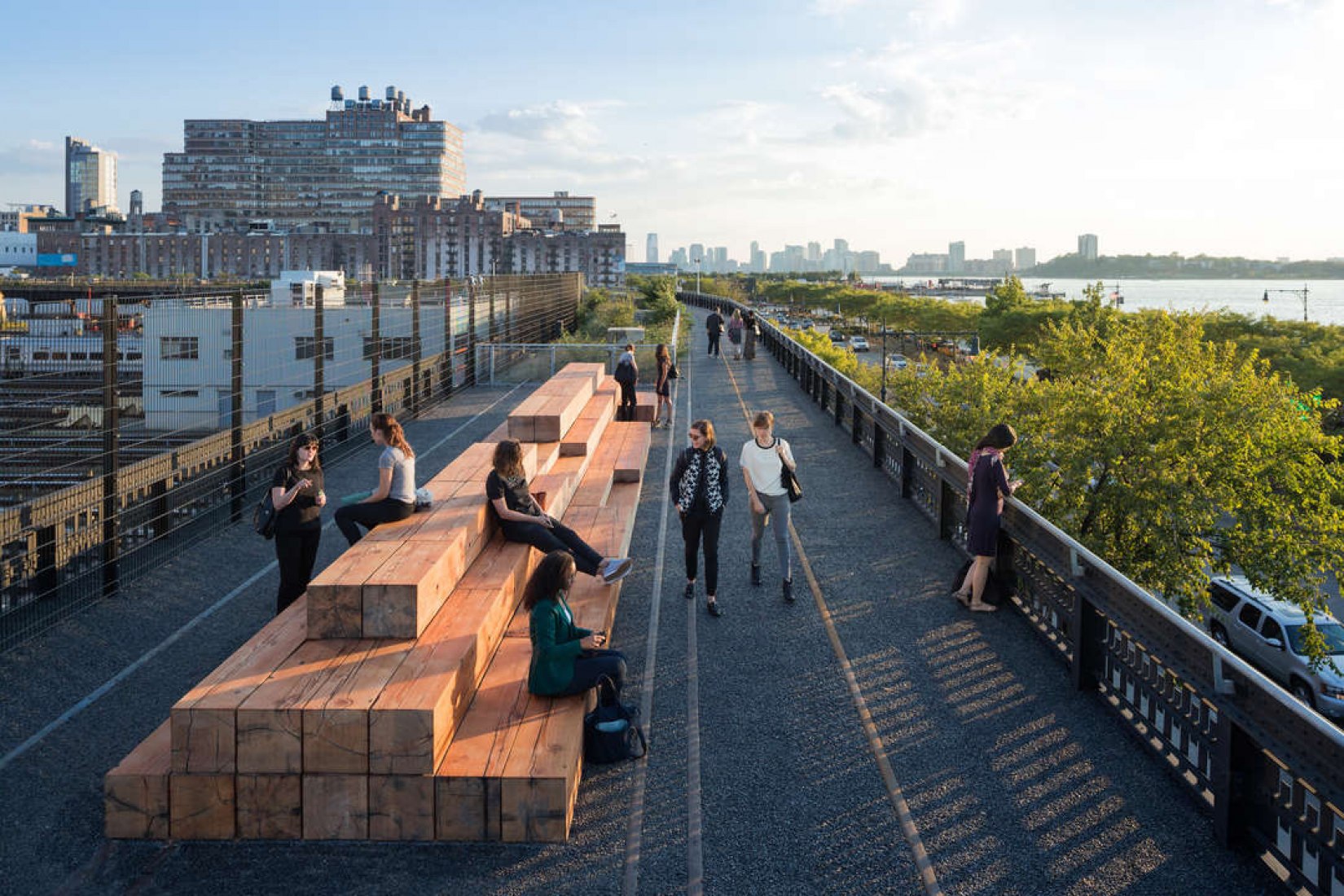 La High Line anunciando su tercera y última fase. Fotografía © Iwan Baan