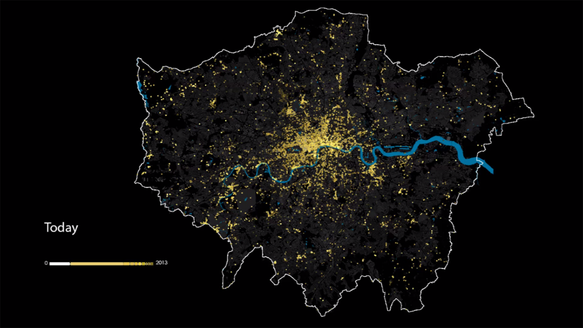 La evolución de Londres animada. 2.000 años de historia mapeados.  Sobre Arquitectura y más 