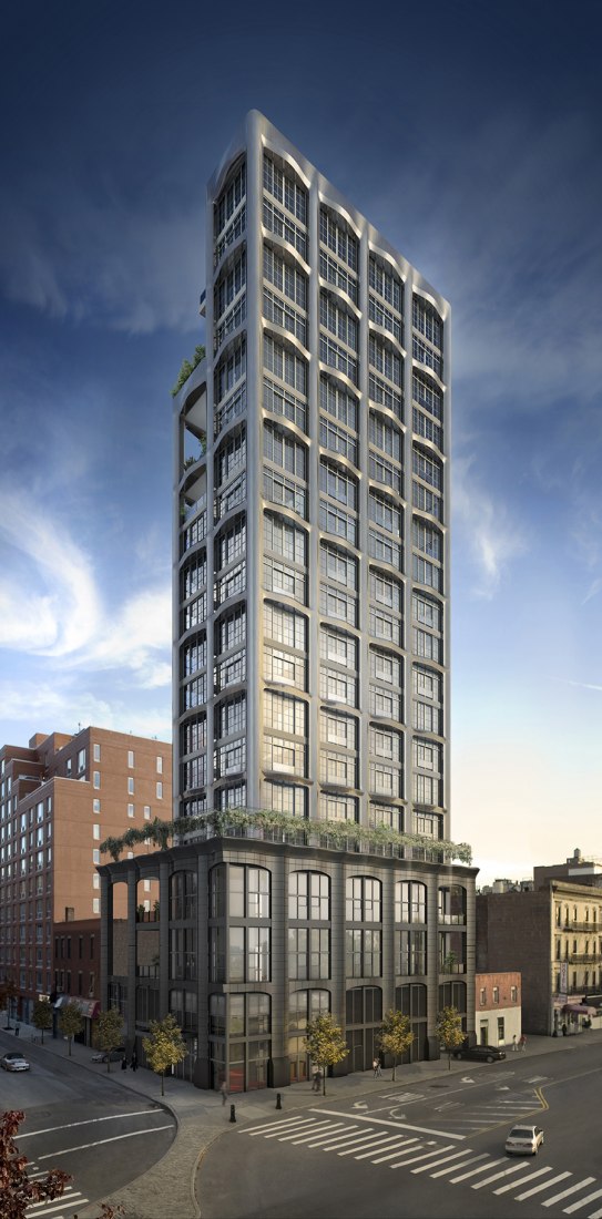 Photo inspiration: Shared Public Elevator For Penthouse In Nyc Reference: Penthouse With Car Elevator And Sky Vault In Nueva York