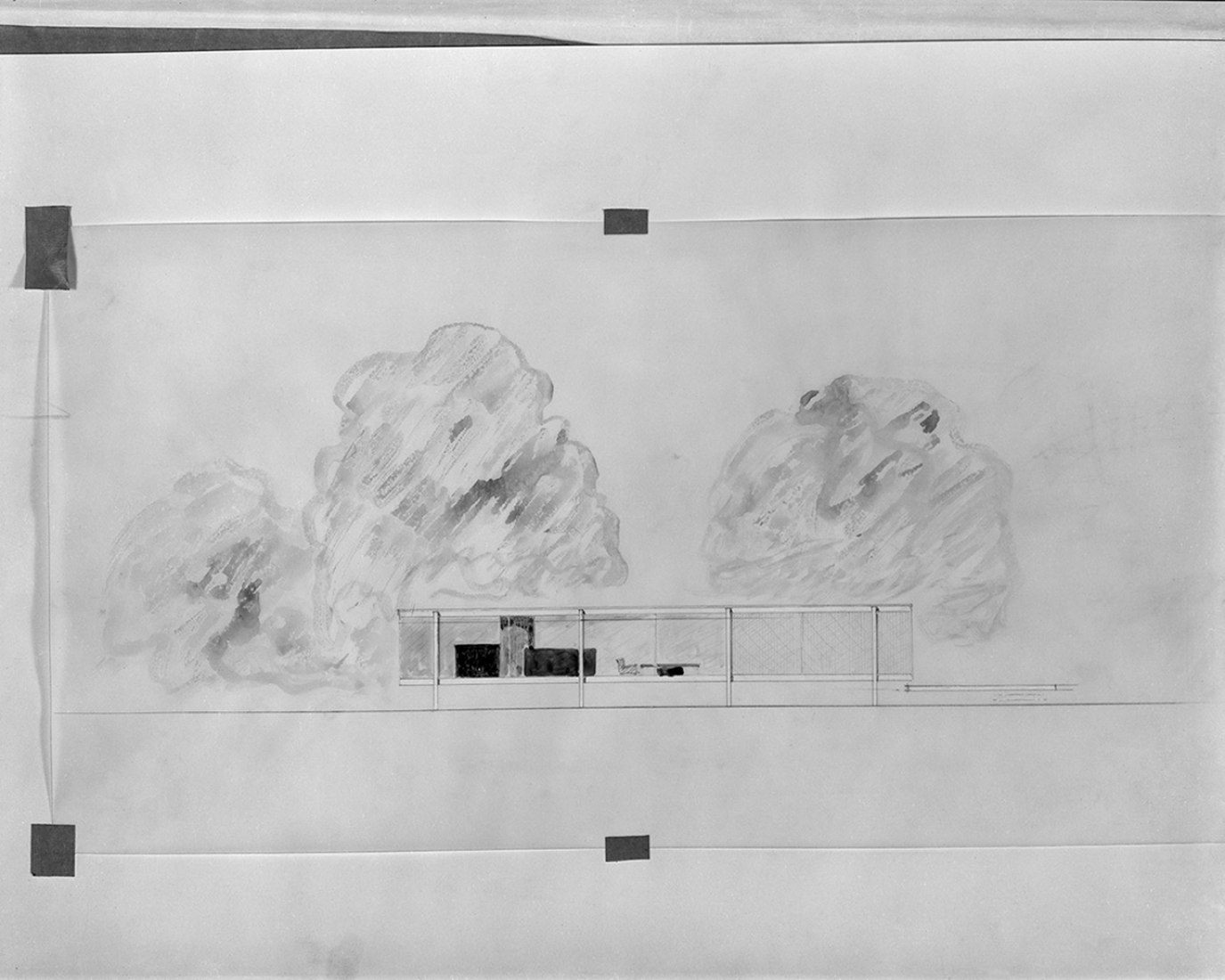 A plan to lift Farnsworth House on floods | The Strength ...