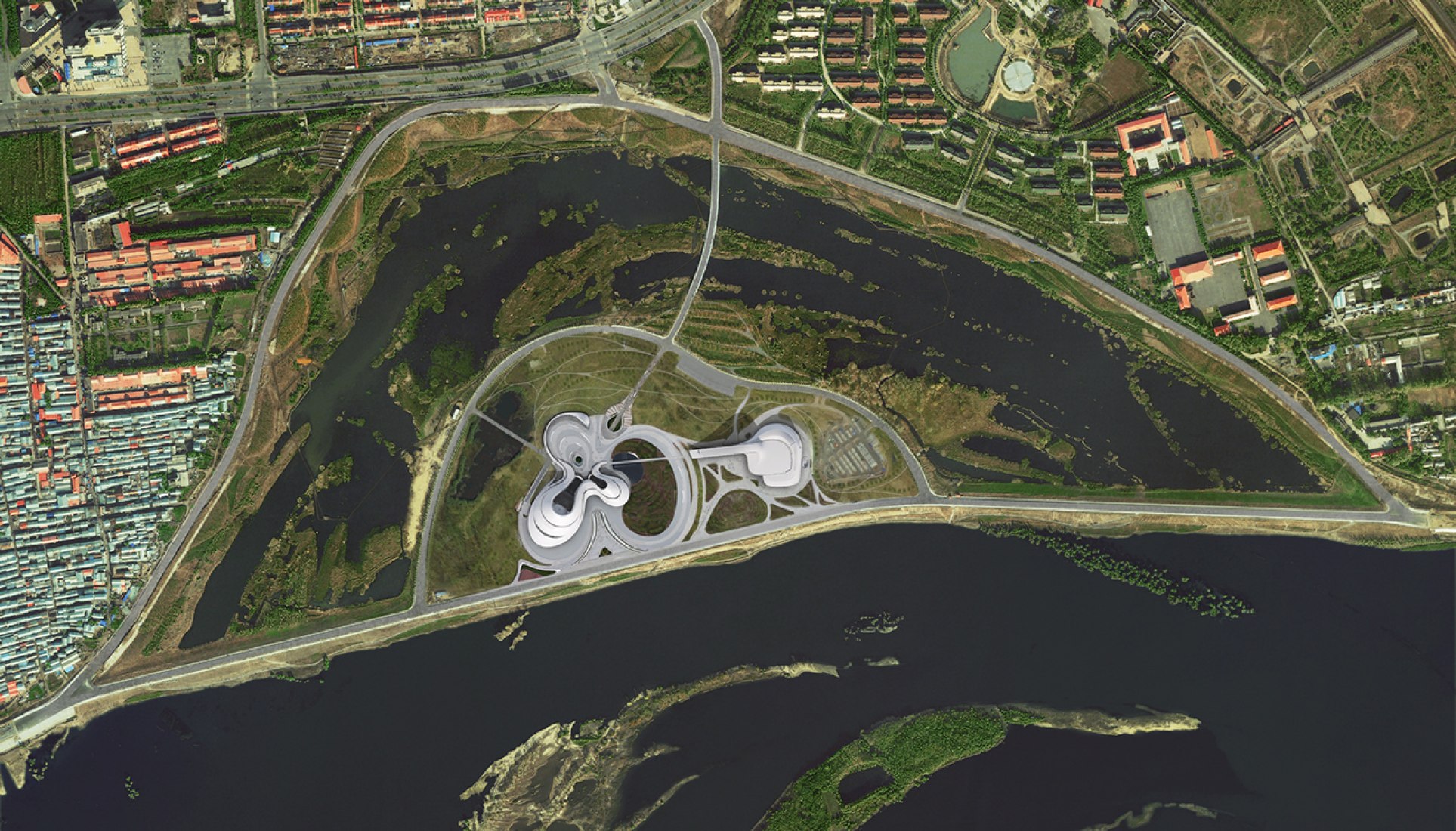 Overview. Harbin Opera House by MAD Architects.