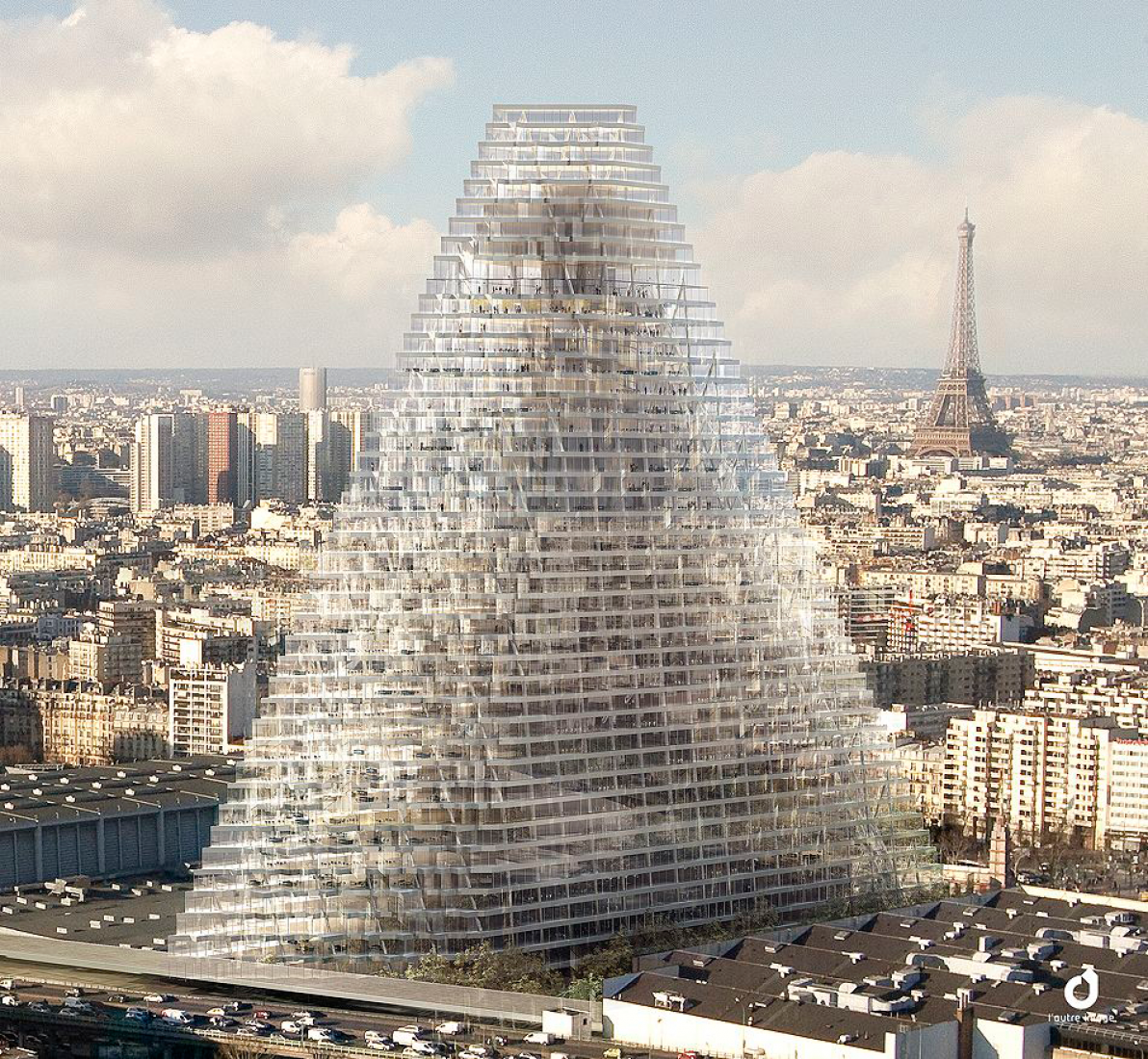 paris tour triangle high rise building