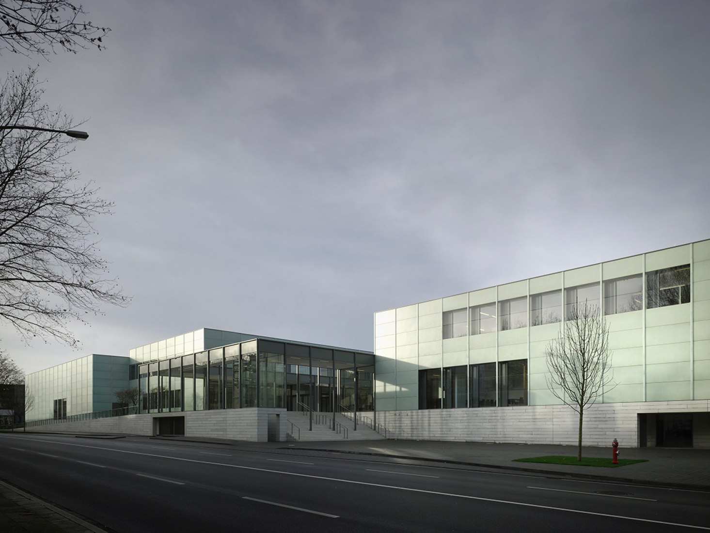 Exterior view of the Museum Folkwang designed by David Chipperfield Architects. Photograph © Christian Richters.