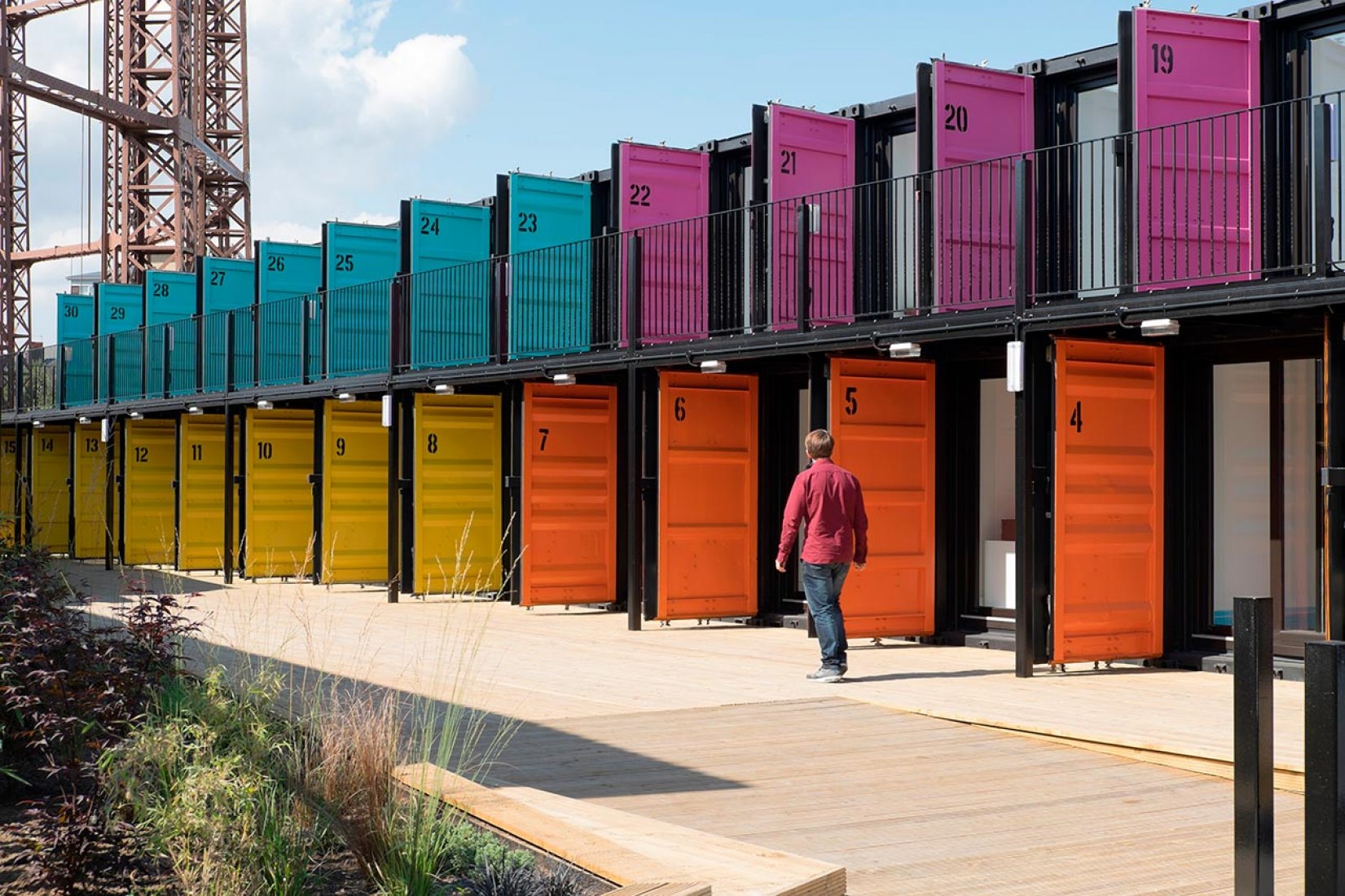 ContainerVille ofrece una solución de oficina modulares en Londres ...