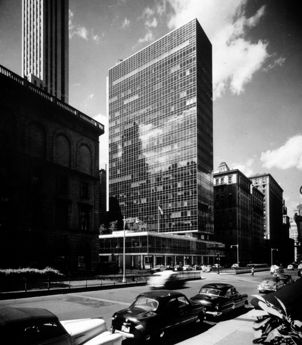 Gordon Bunshaft y SOM en Nueva York Lever House Sobre Arquitectura y