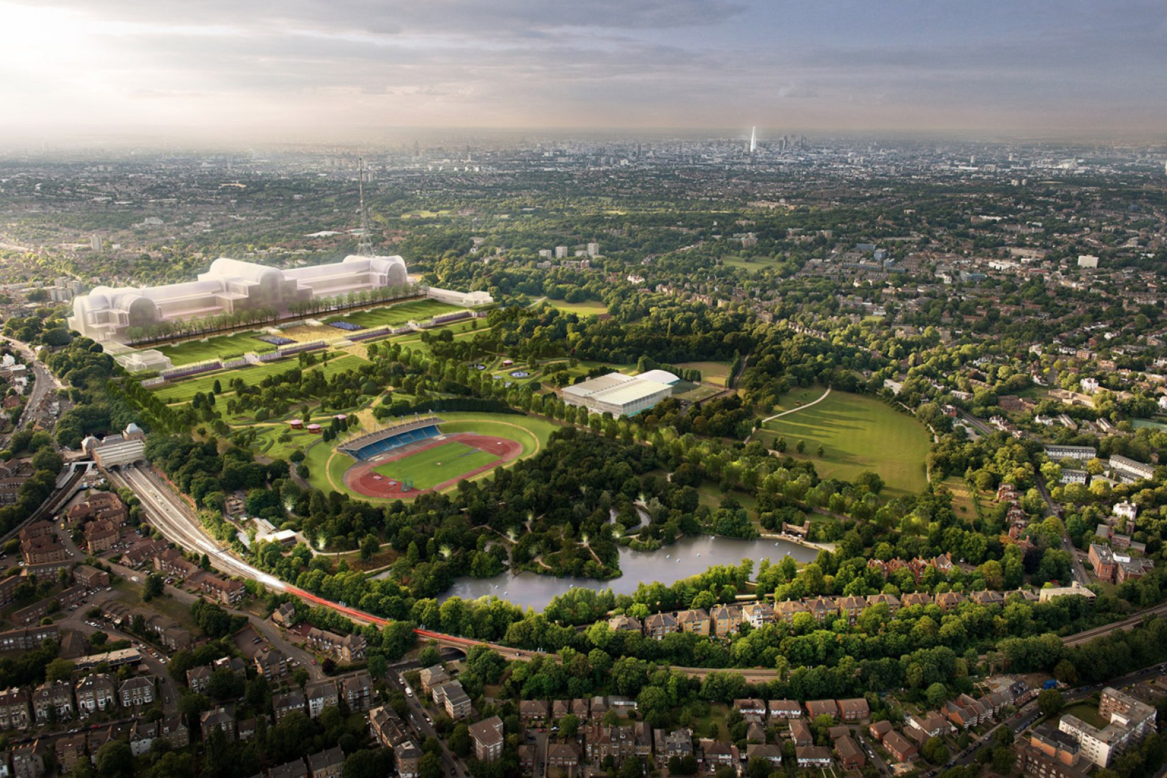 Possible overview of Crystal Palace rebuild. Image Courtesy of ZhongRong Group.