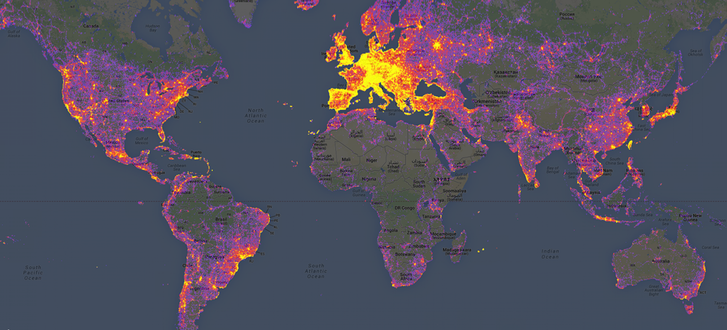 Sightsmap. Mapping the World's Most Photographed Locations.
