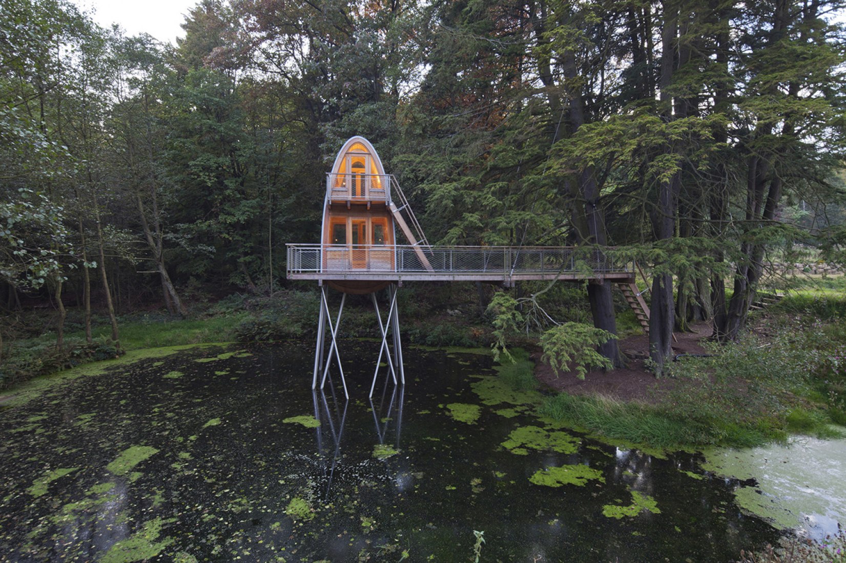 Treehouse Solling by Baumraum. Photography © Markus Bollen.