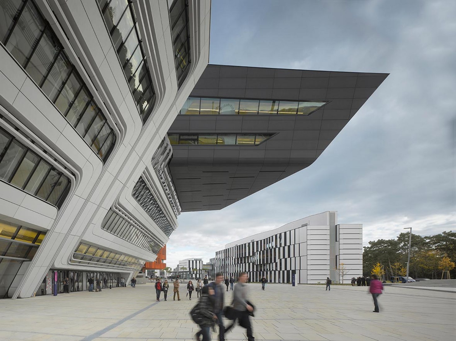 Another Big Concrete Panel Falls Off Zaha Hadid Designed Library