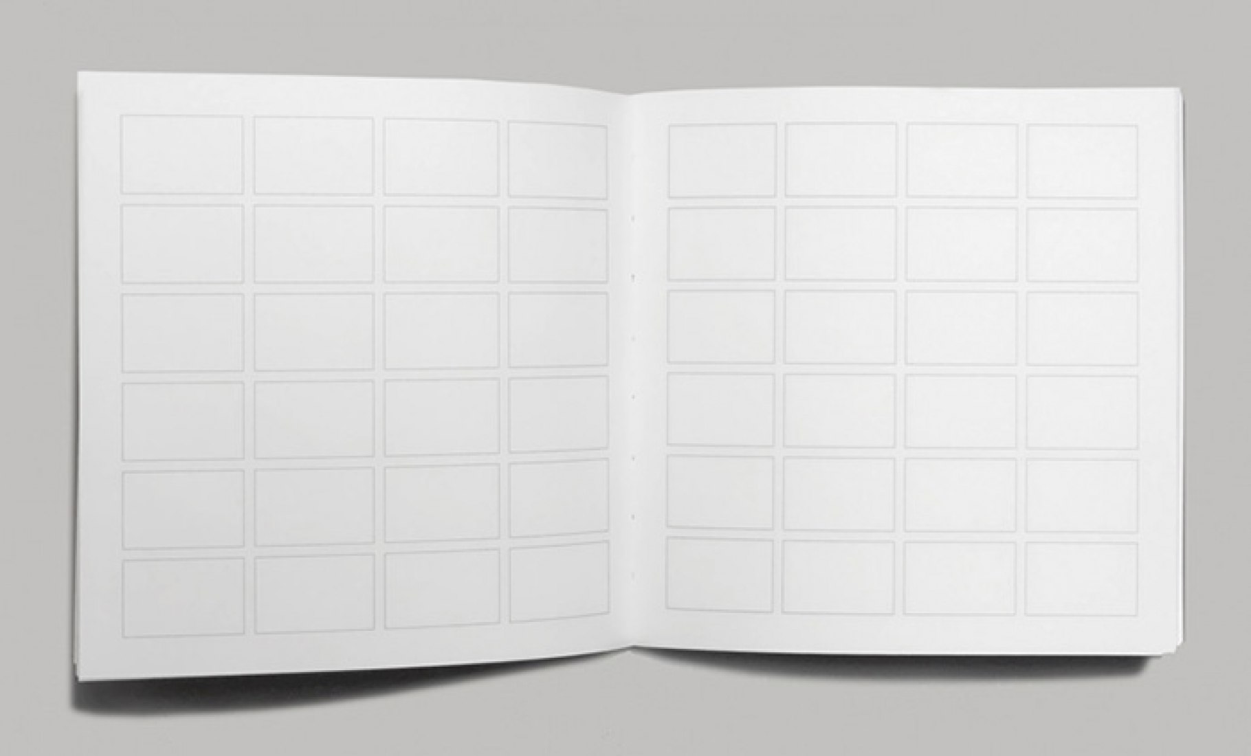 The opening spread of the journal features a quote by Vignelli from the video and the pages reproduce his grid.