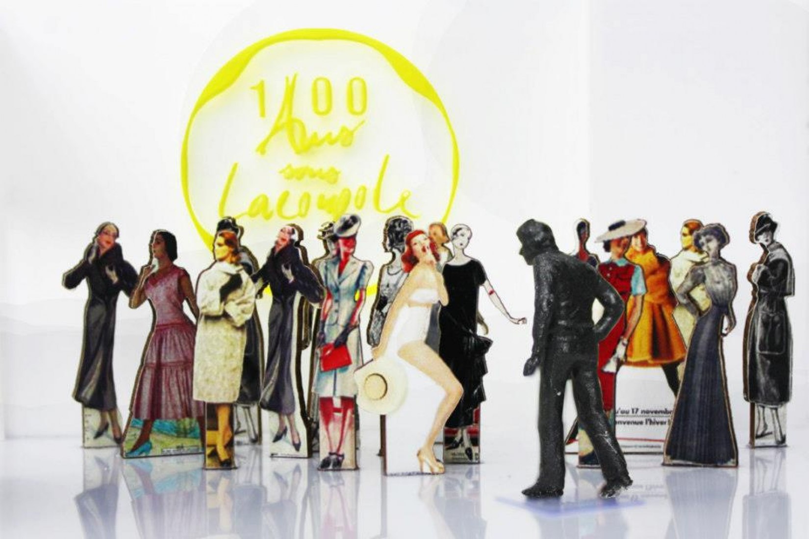 Este otoño, las Galeries Lafayette, celebran en su tienda icónico de París el 100 aniversario de su famosa cúpula, un símbolo del compromiso de la tienda con la cultura. OMA ha sido invitado a estudiar este viaje cultural del centenario. Copyright OMA