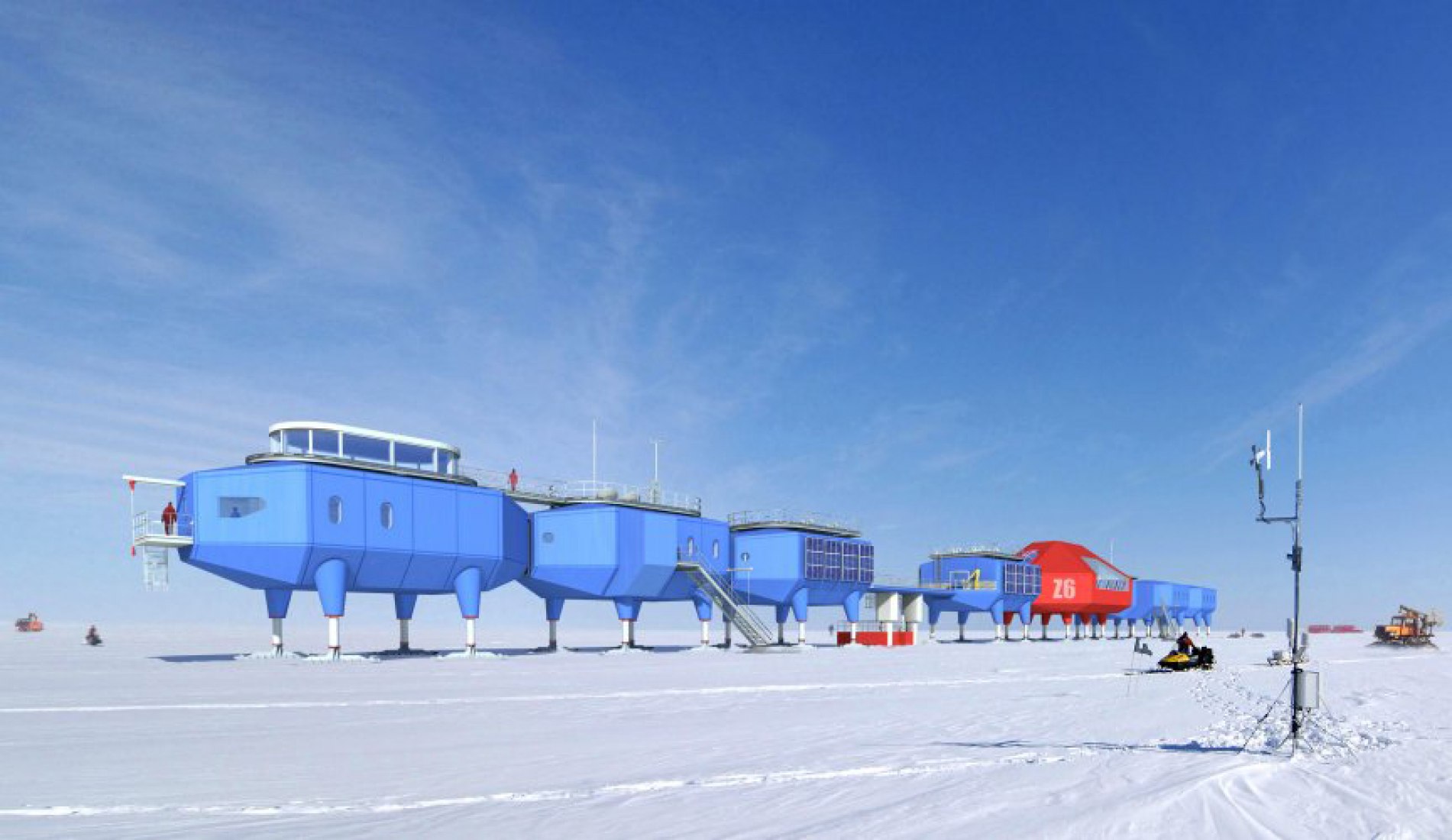 The Halley VI follow Juan Carlos I Antarctic Research Station The