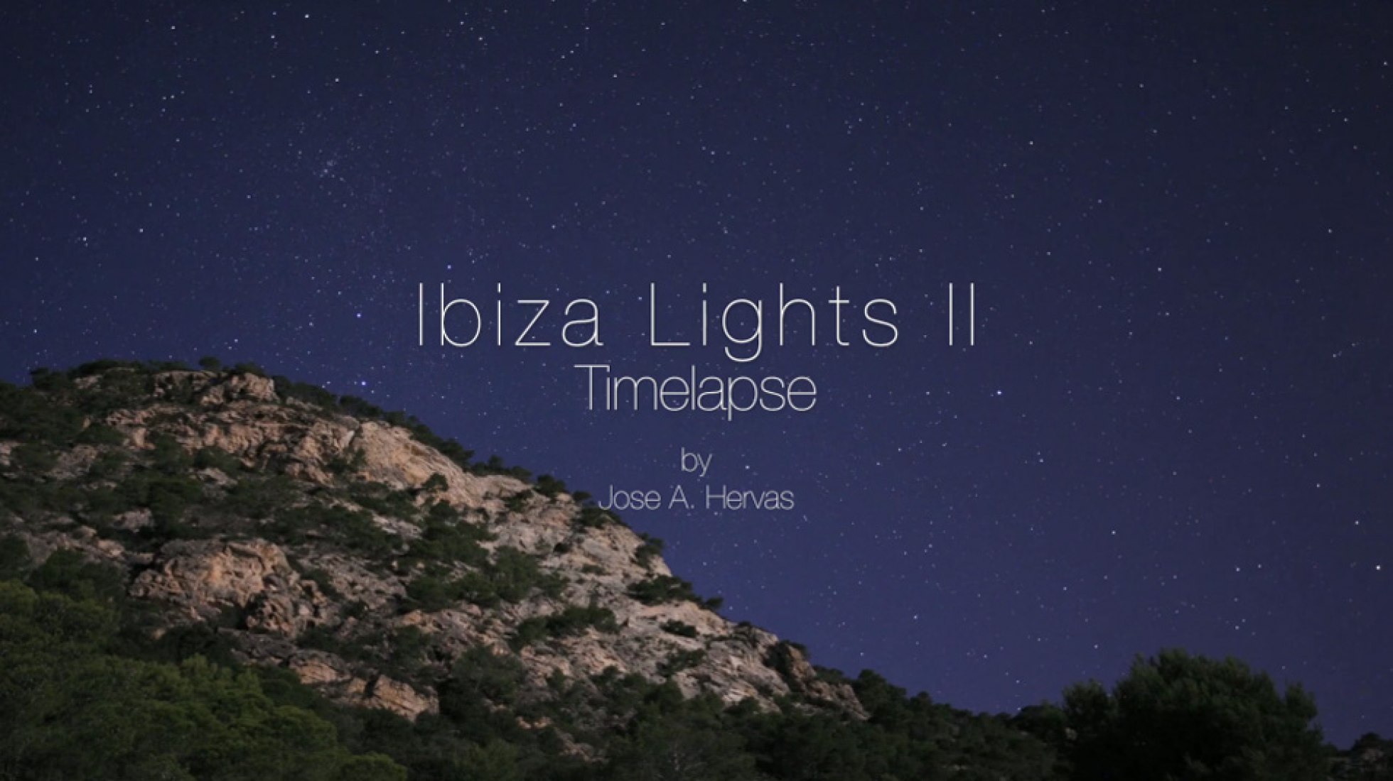 Ibiza Lights II // Luces de Ibiza II, por José A. Hervas.