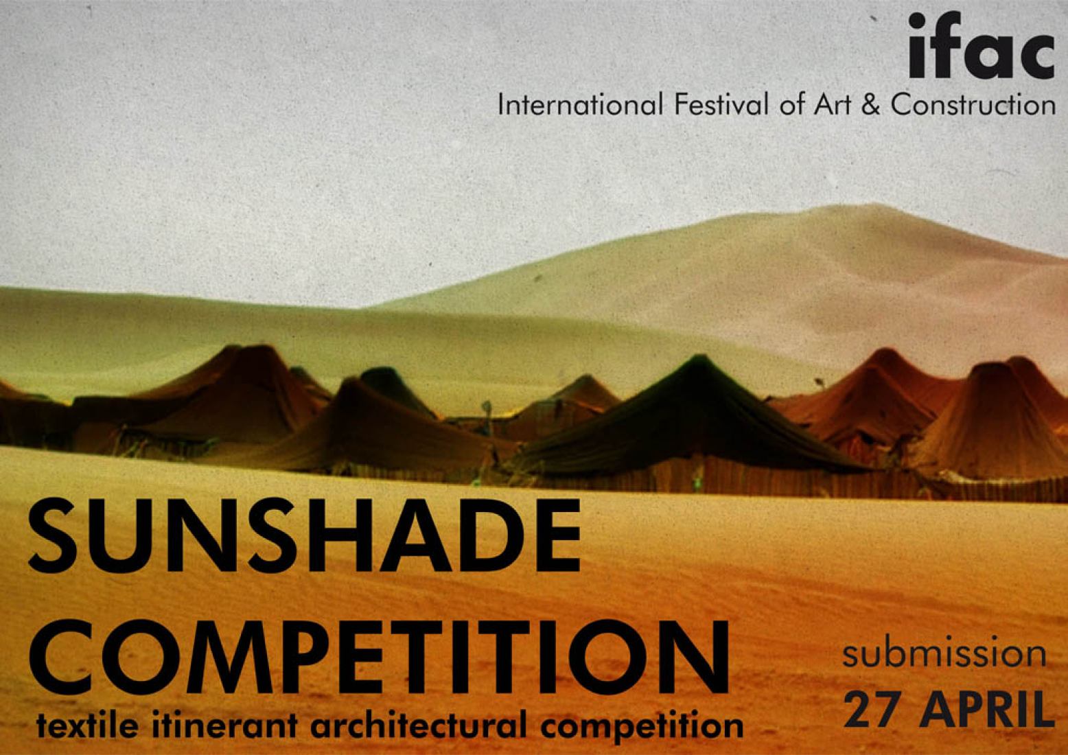 Poster. Sunshade Competition