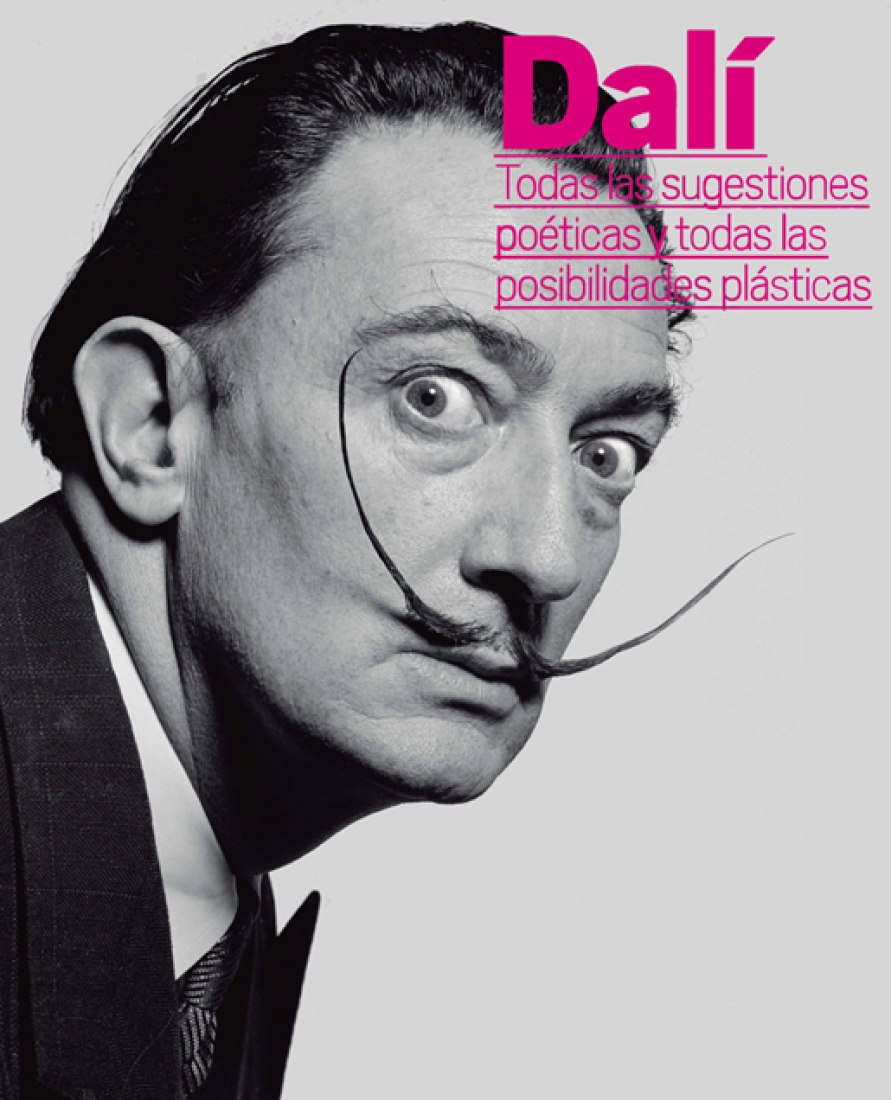 Salvador Dalí 1954. Fotografía © Philippe Halsman. Cortesía del Museo Reina Sofía.