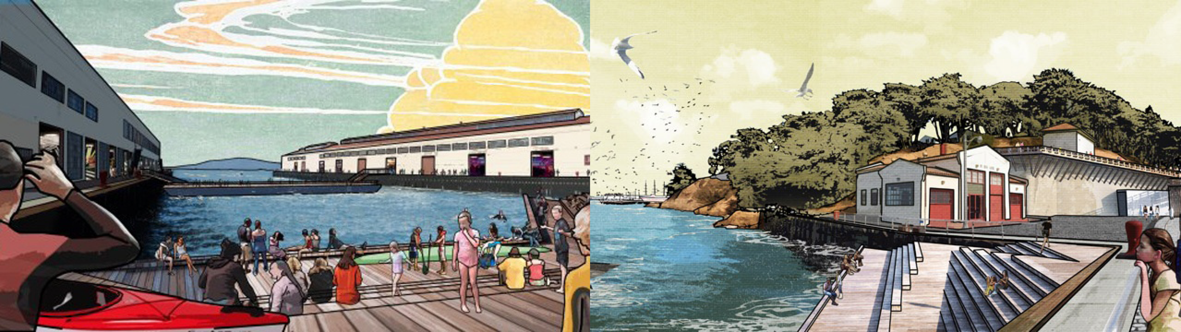 West 8's vision for a new Fort Mason.