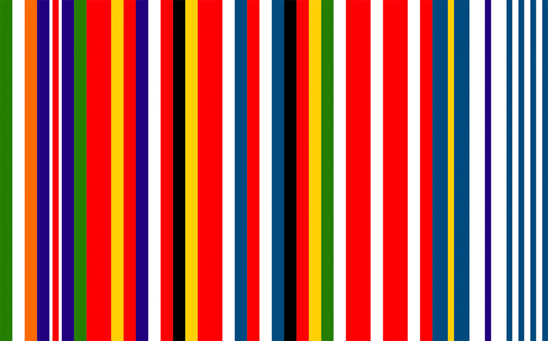 Fictional flag invented by Dutch architect Rem Koolhaas in 2002. Was never adopted as a flag, so not an official symbol. Was however used as a logo of the Austrian EU presidency a few years ago.