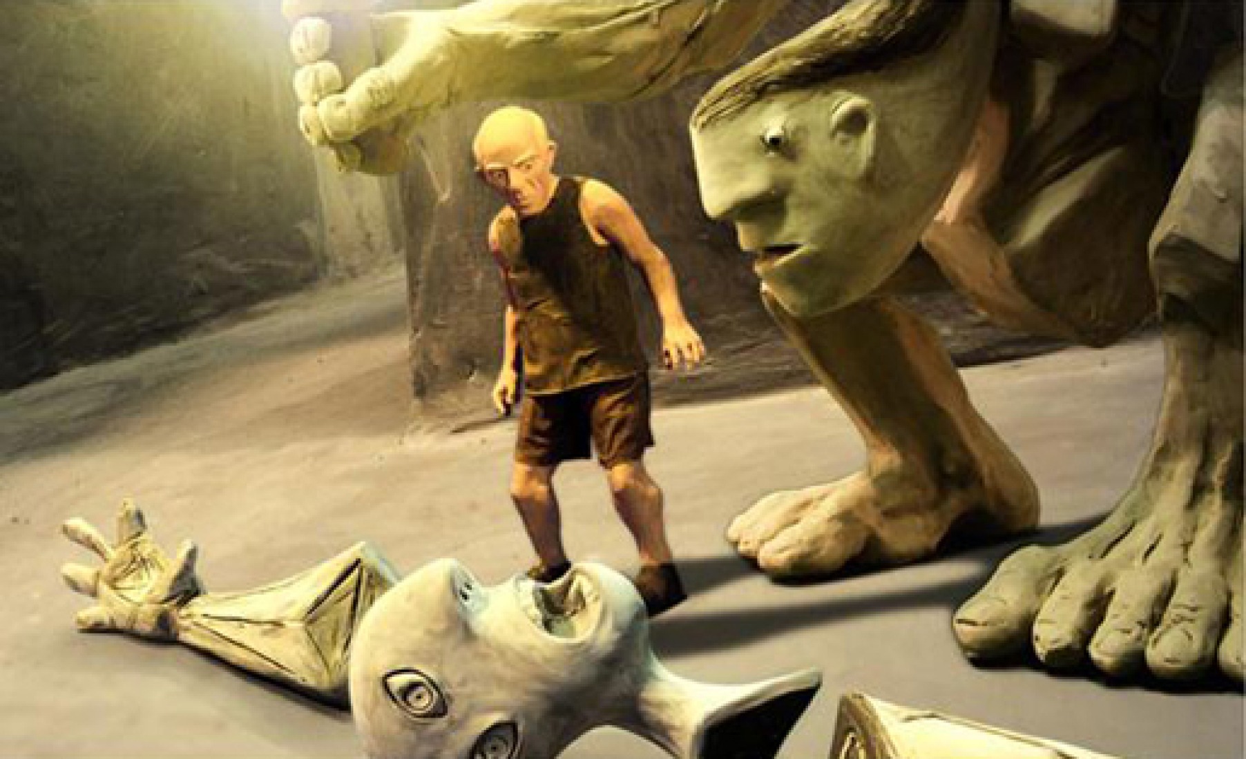 Minotauromaquia. Pablo en el laberinto. Juan Pablo Etcheverry, 2004, 10’ Animación de muñecos.