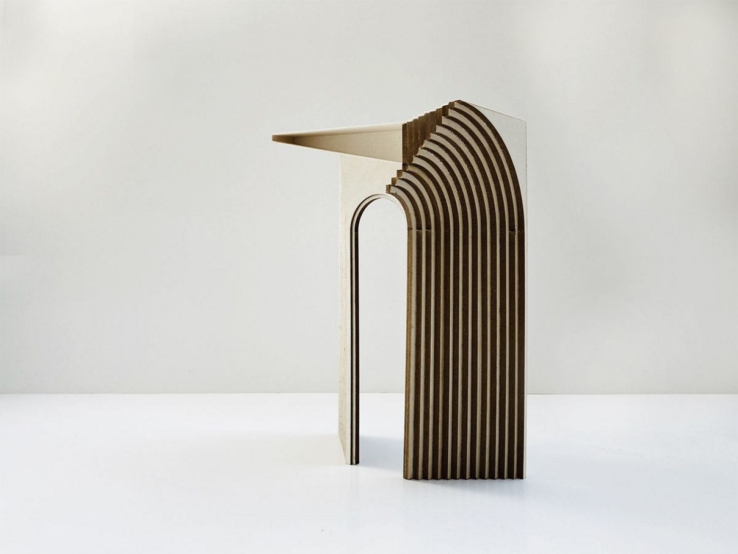 Maqueta. La Galilea de Saint-Maurice d'Angers por Kengo Kuma & Associates.