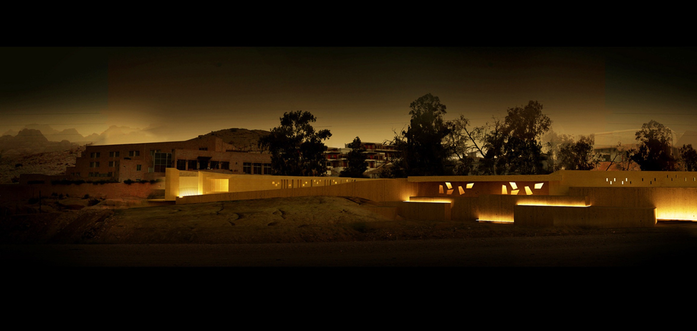 Urban Design of the Year Maisam Architects & Engineers, A Gateway to Petra, Wadi Musa, Jordan. Image courtesy of LEAF Awards.