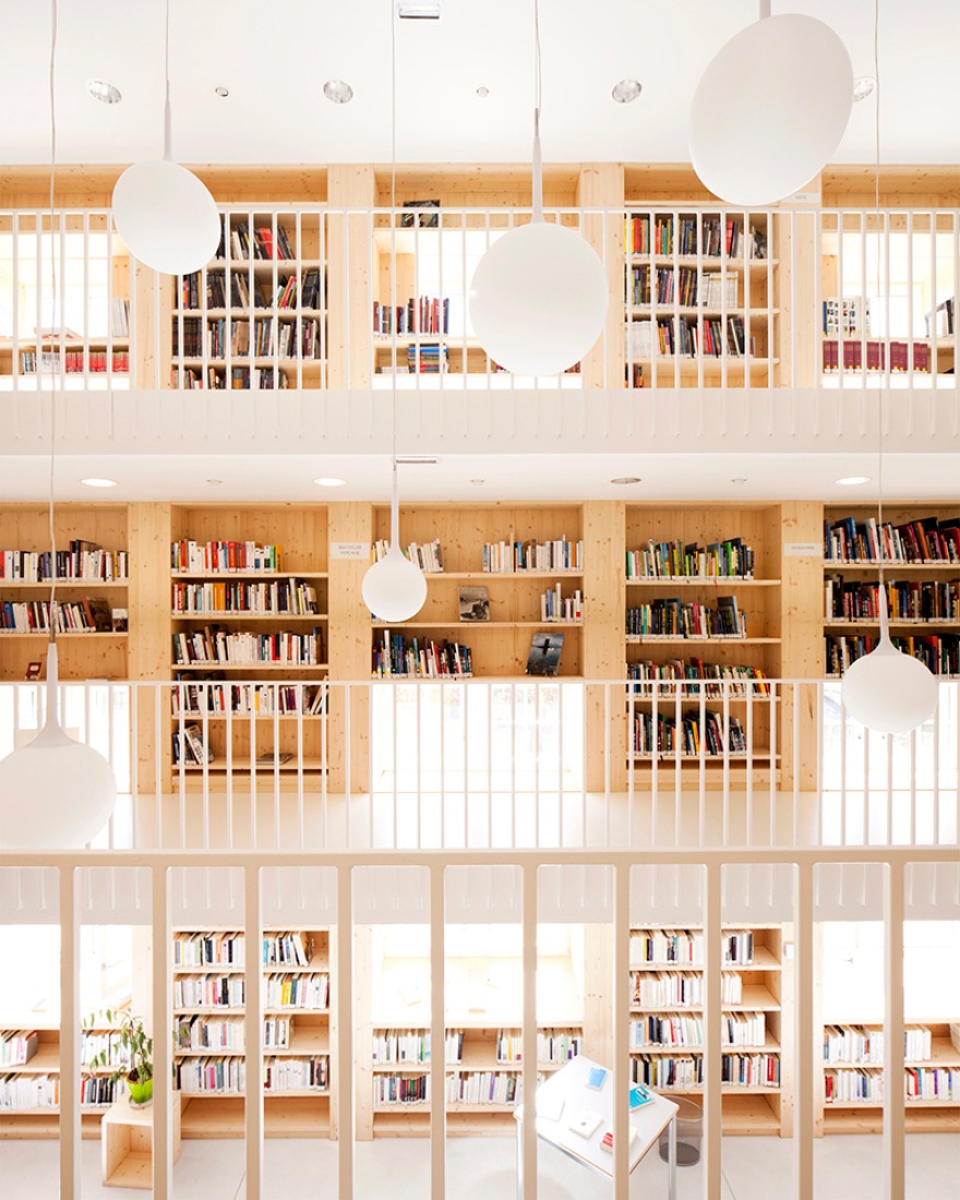 Refurbishment of the Year CoCo Architecture, Atelier RK, BIG Library, Gourdon, France. Photography © Edouard Decam. Image courtesy of LEAF Awards.