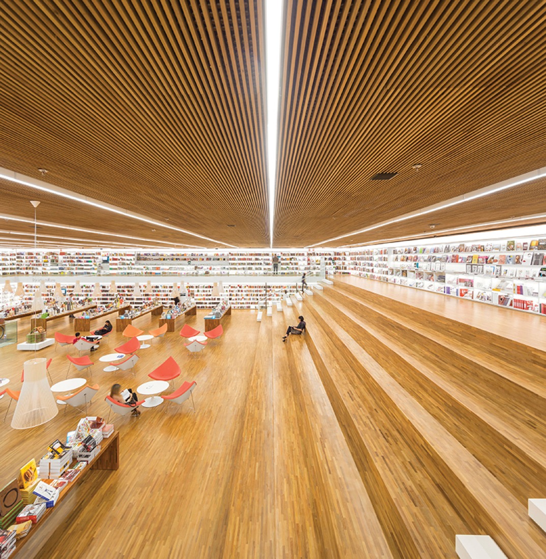 Commercial Building of the Year studio mk27, cultura bookstore, Sao Paulo, Brazil. Image courtesy of LEAF Awards.