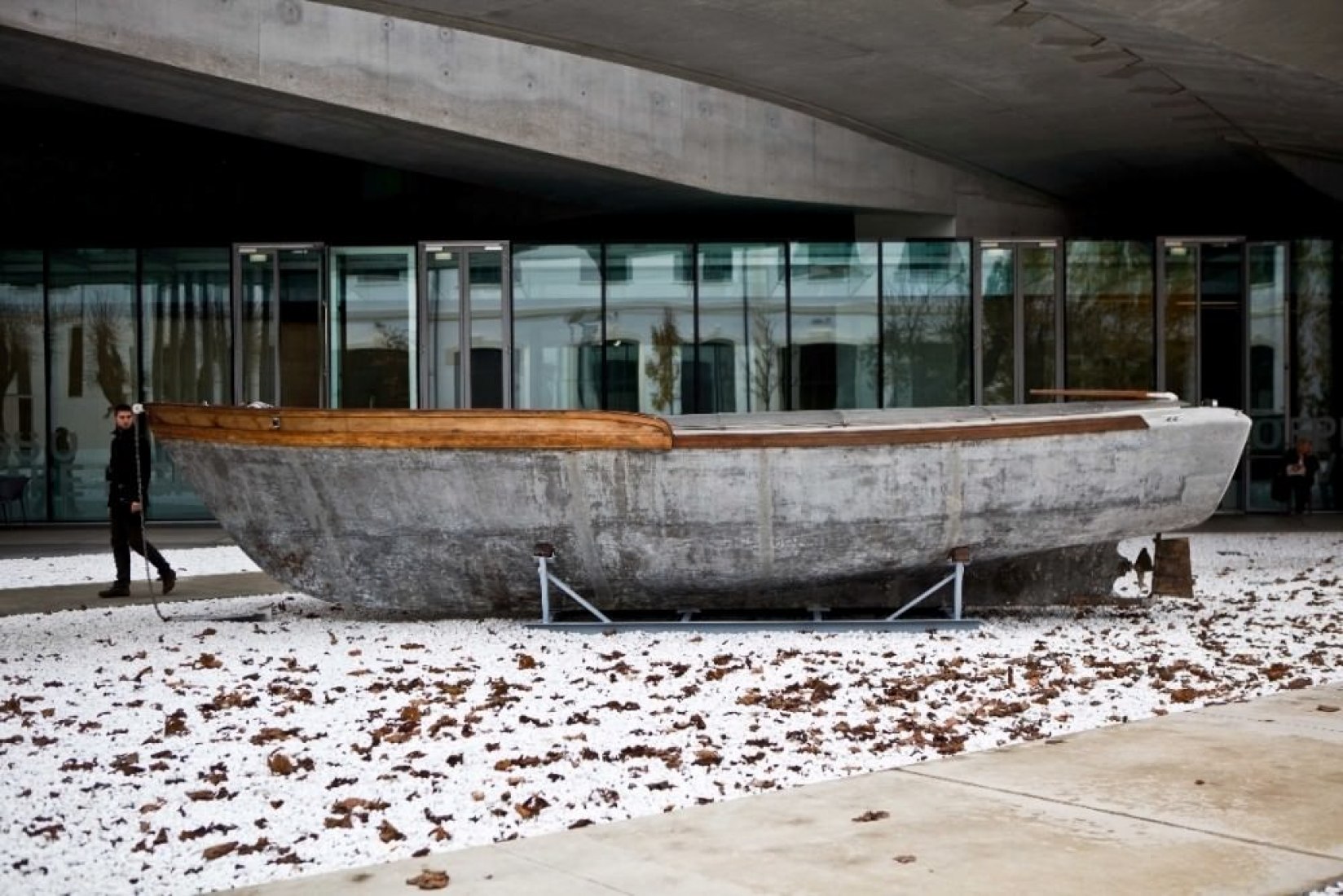 Pier Luigi Nervi La Giuseppa, 1972 Barca in ferrocemento, Photo by Cesare Querci, 2010
