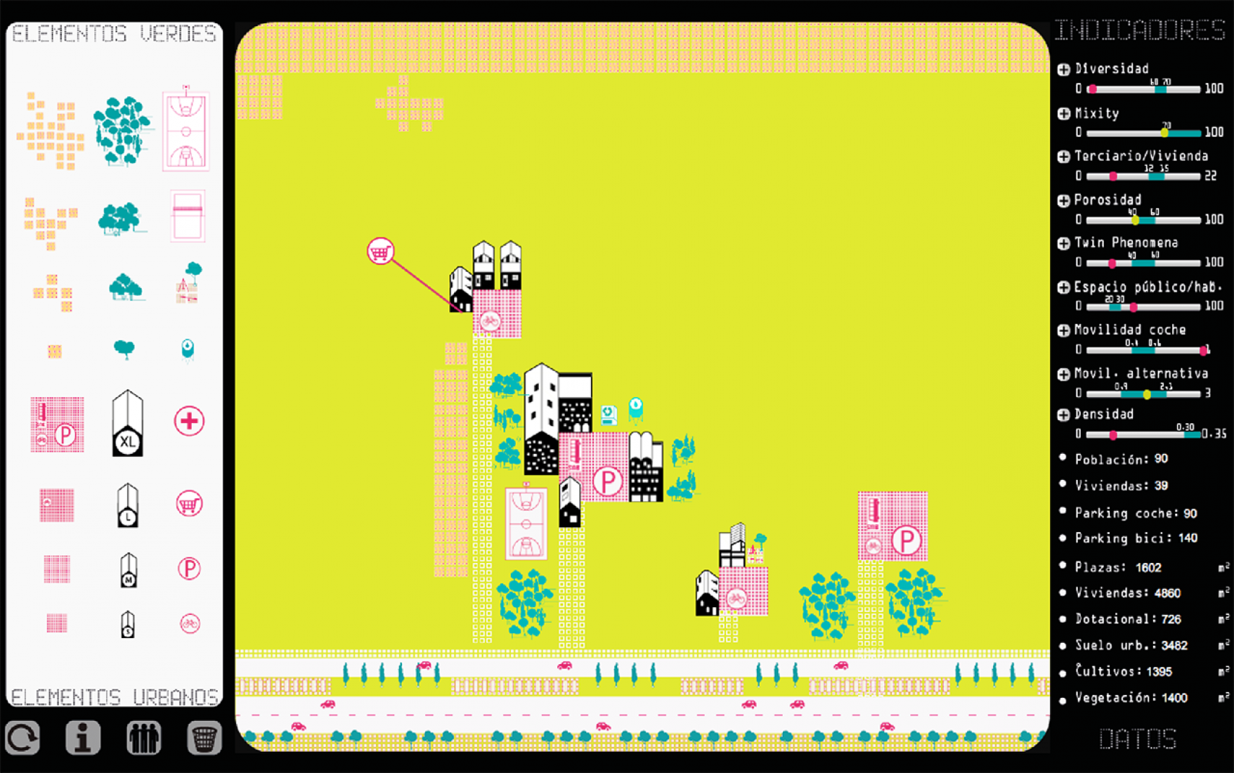 Captura del videojuego TWINPHENOMENA por Arenas Basabe Palacio arquitectos.