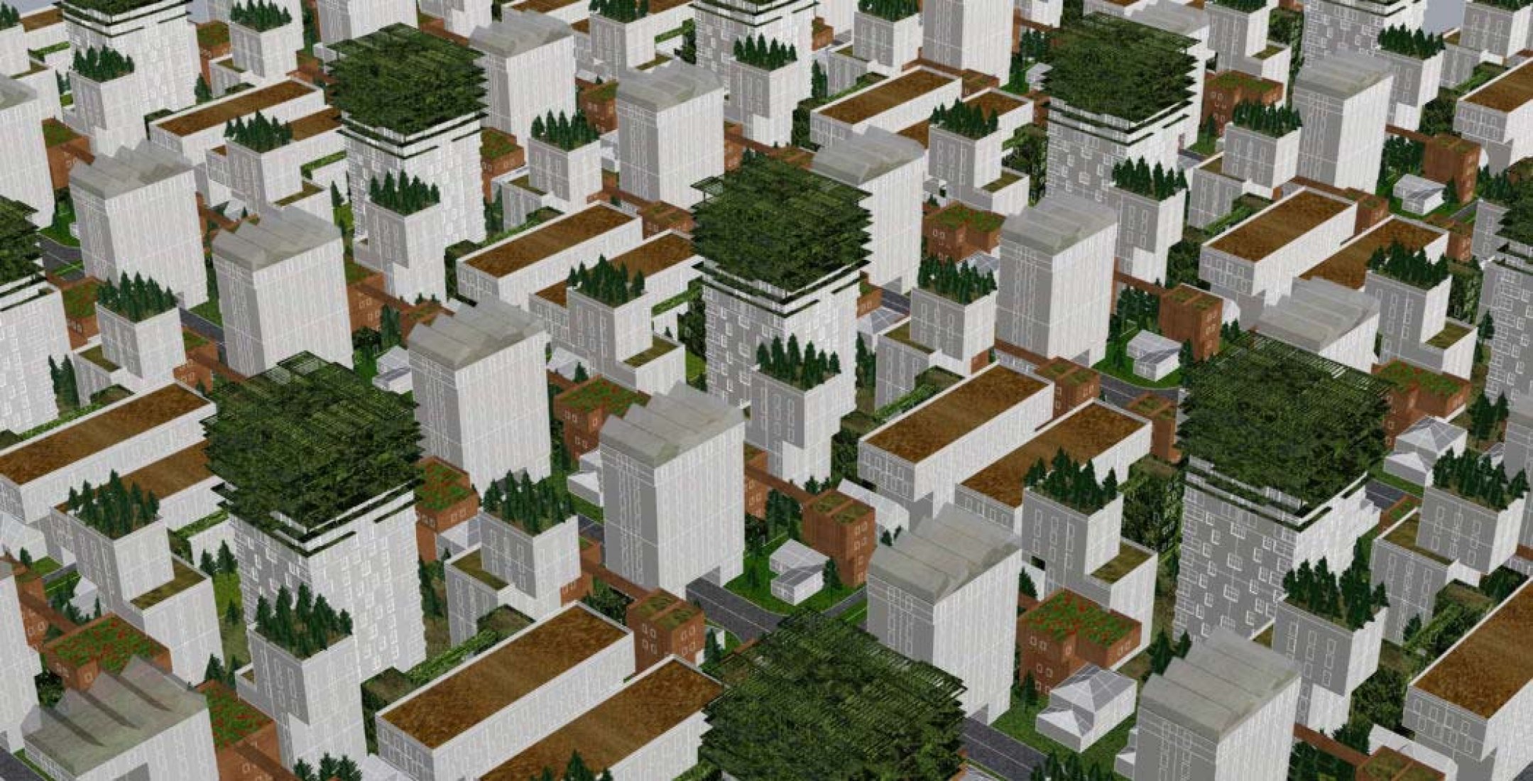 Un rendering de viviendas en un antiguo emplazamiento de Air France cerca de París. Imagen cortesía de Maison Eduardo Francois / RIBA