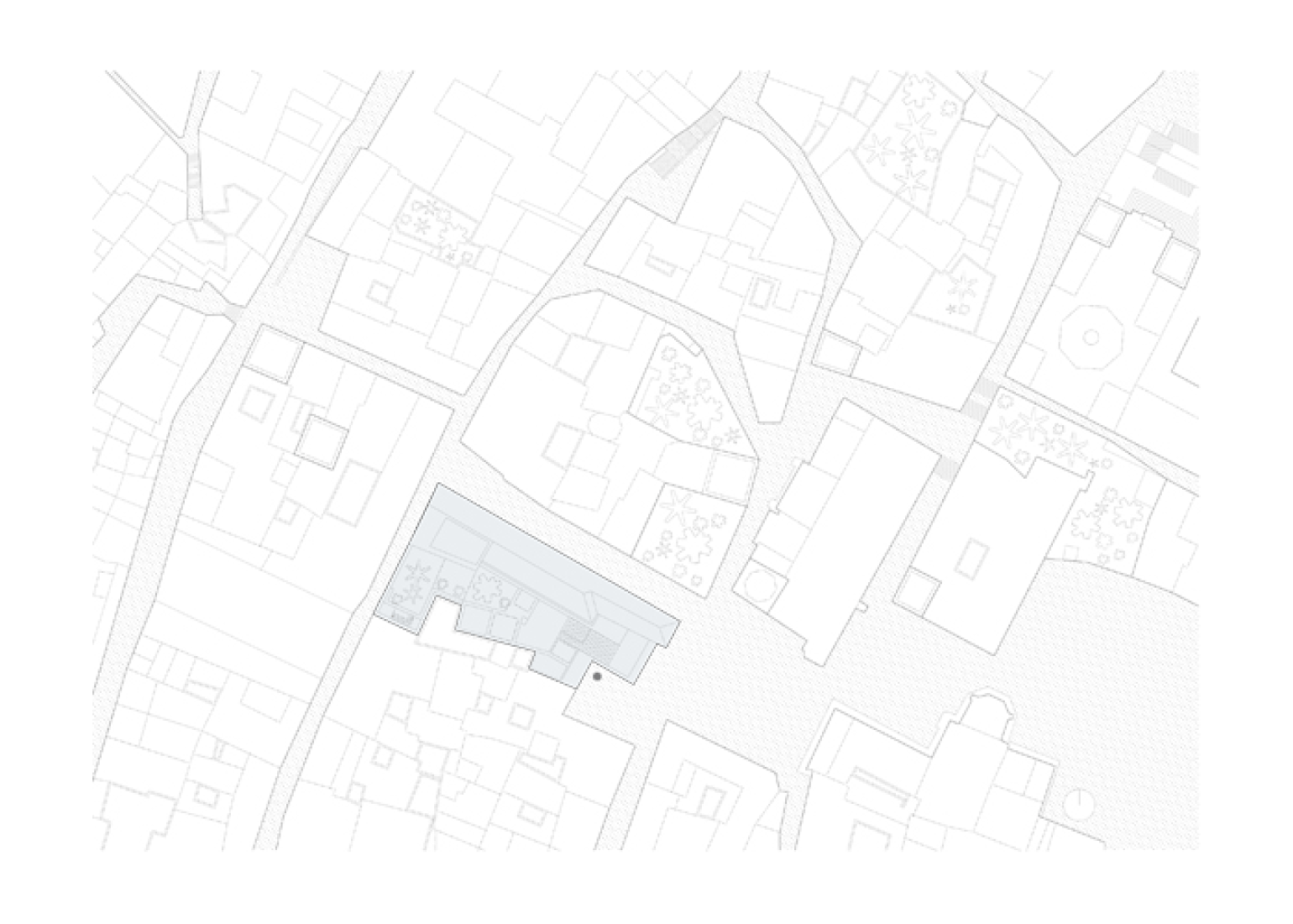 Plano de situación. Atrio, Relais Châteaux por Mansilla+Tuñón Arq.