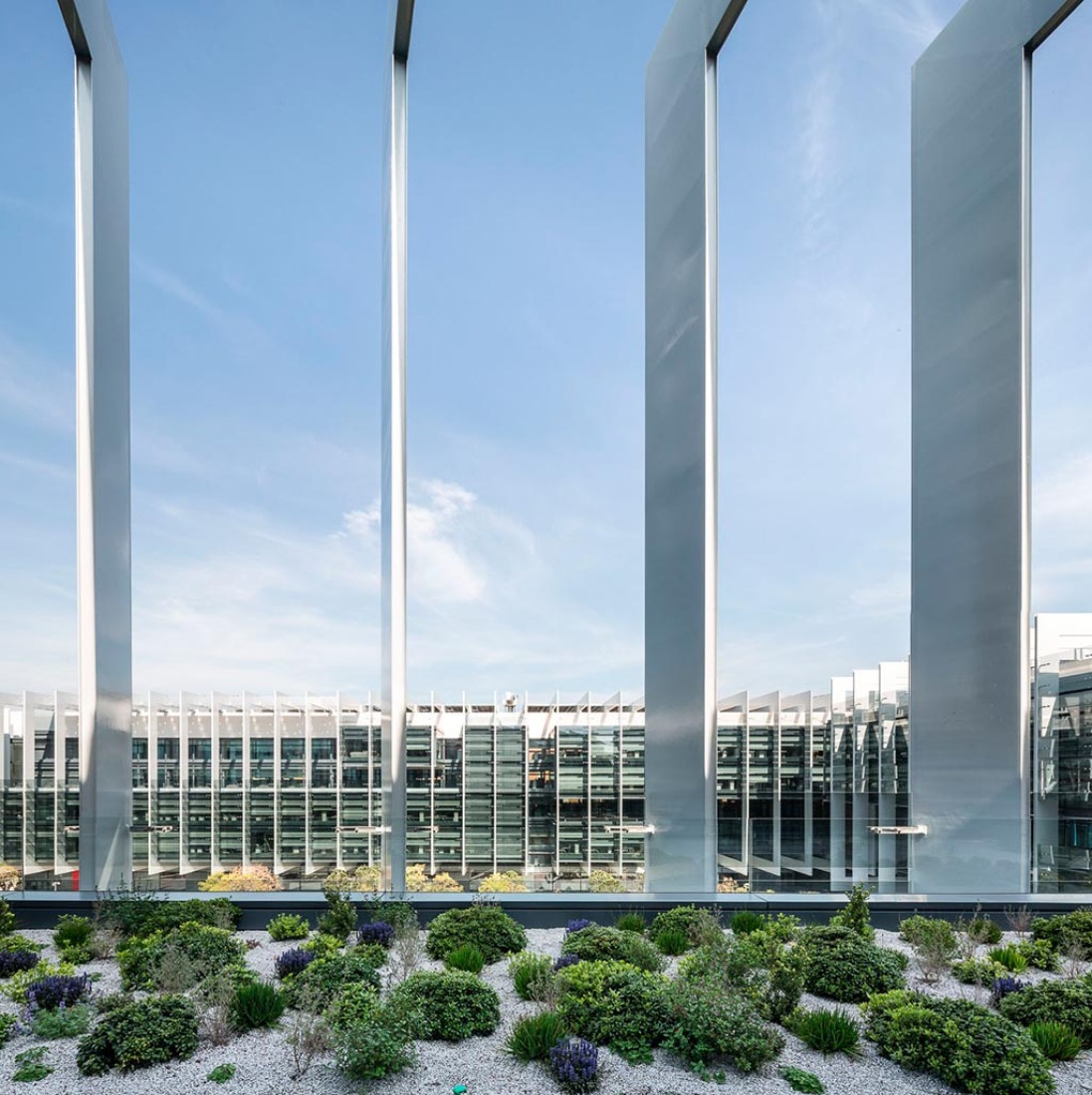 Campus Repsol in Madrid, by Rafael de La-Hoz Arquitectos. Photography © Filippo Poli. 