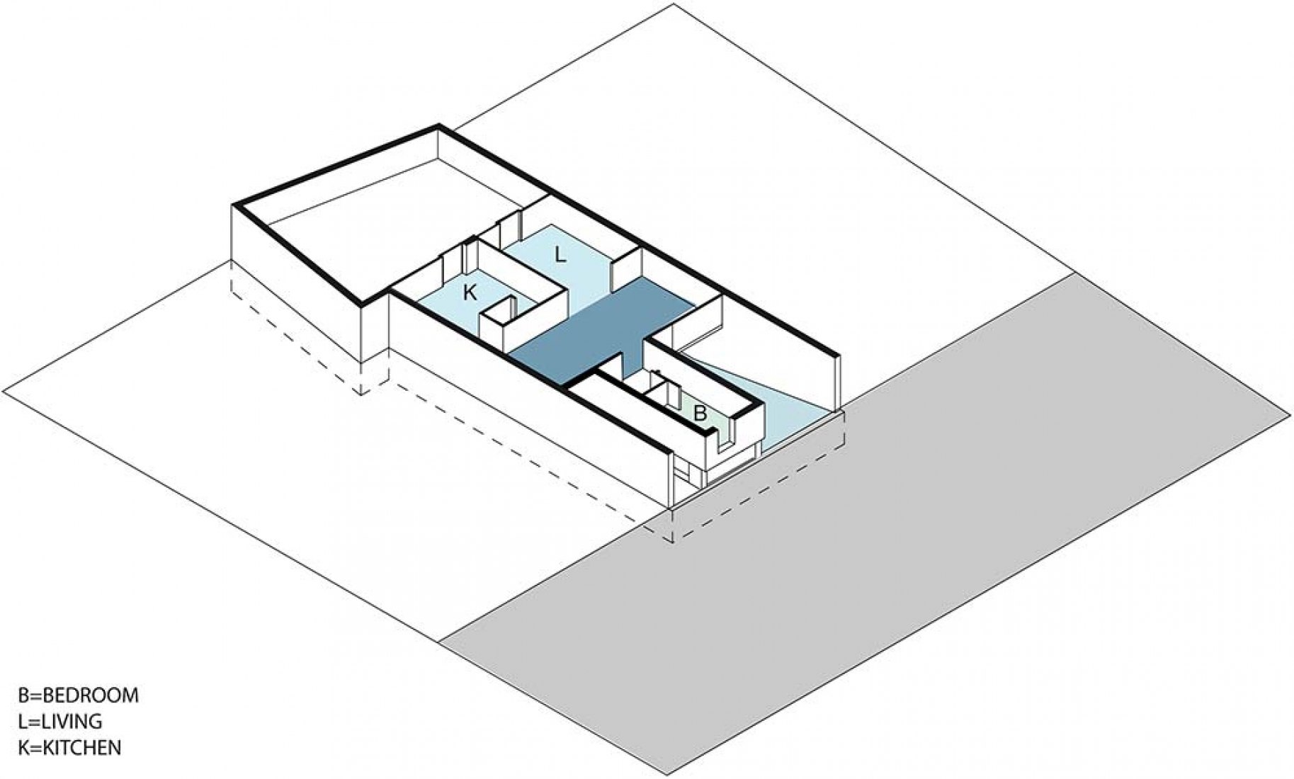 Entrance. House R+ by OOIIO. 