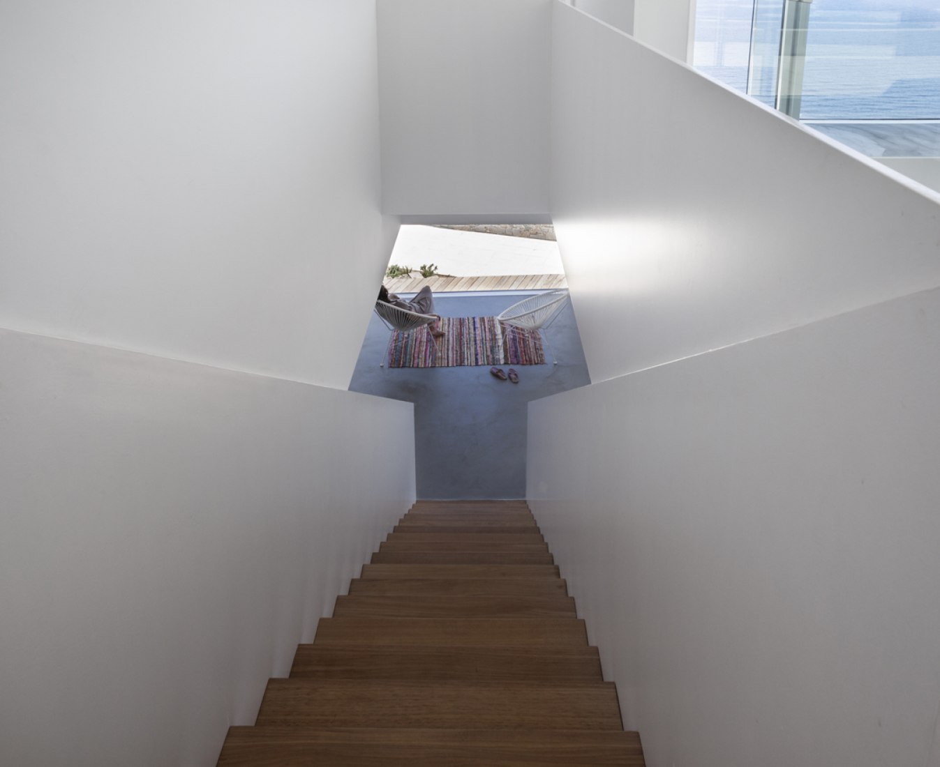 Vista interior de la Casa Girasol por Cadaval & Solá Morales. Fotografía © Sandra Pereznieto. 