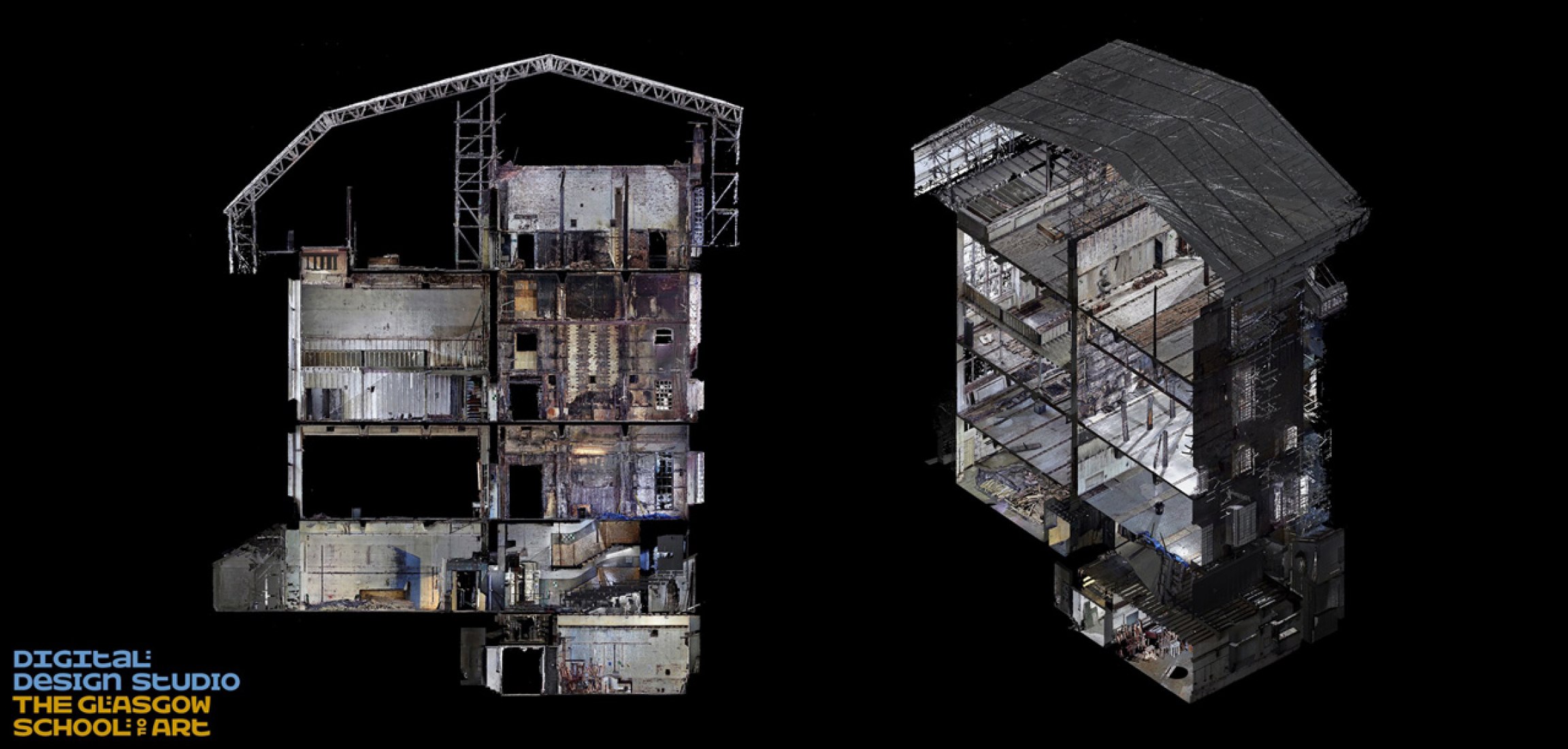 La Escuela de Arte de Glasgow de Mackintosh en 3D | METALOCUS