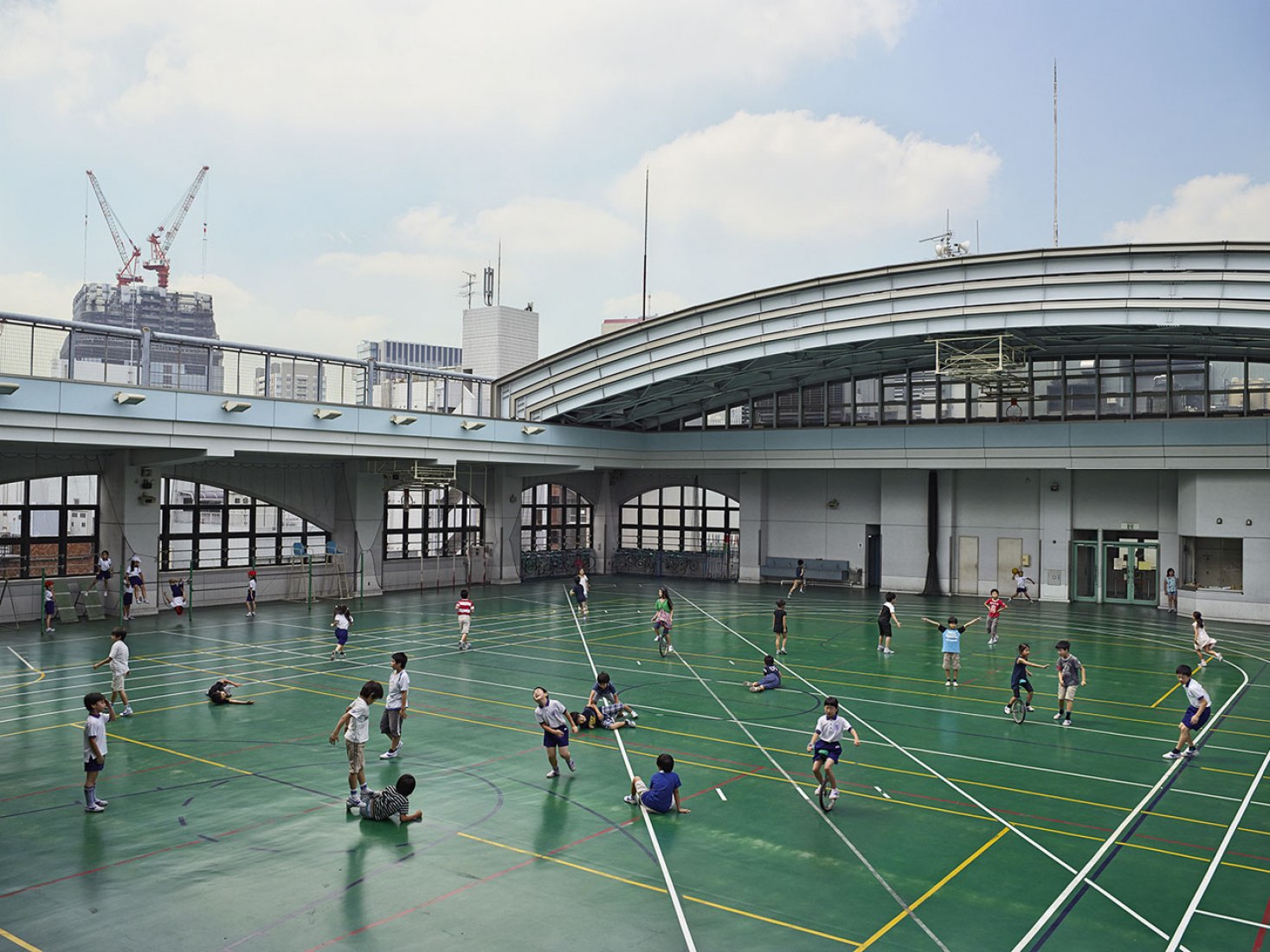  James Mollison, Playground. Shohei Elementary School, Tokyo. Photograph © James Mollison. 