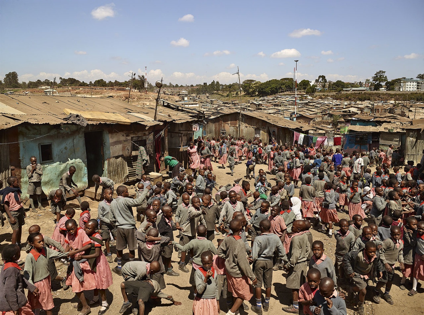 James Mollison, Playground. Valley View School, Mathare, Nairobi, Kenya. Photograph © James Mollison.