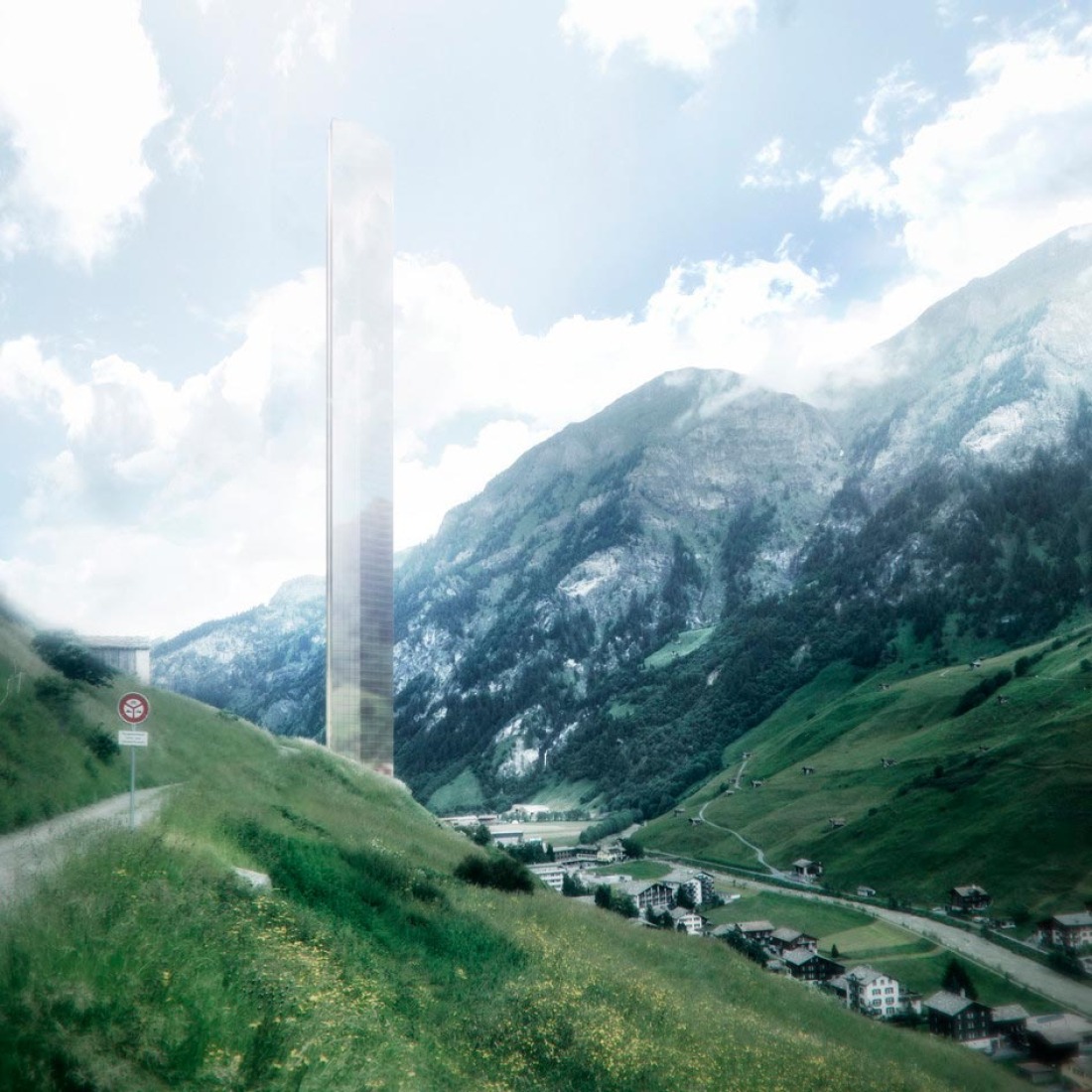 Morphosis proposes “Brutal” skyscraper next to Zumthor's
