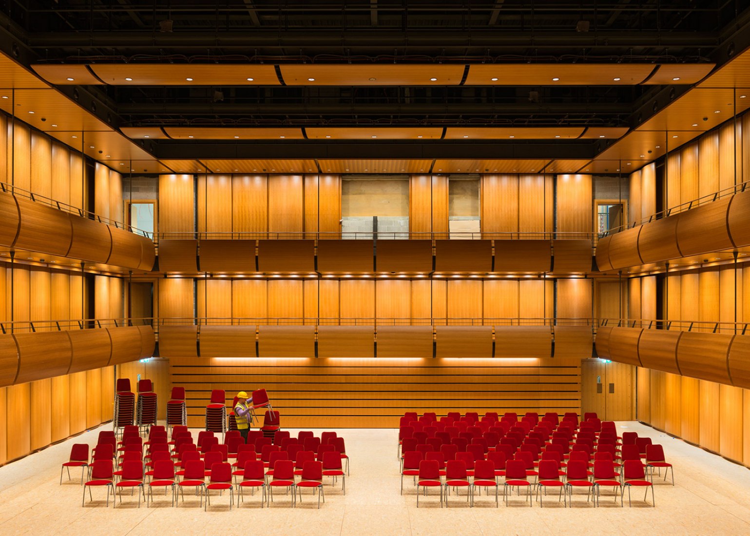 Alternative Stage. Greek National Opera. Stavros Niarchos Foundation Cultural Center by Renzo Piano. Photograph © Yiorgis Yerolymbos, courtesy of Renzo Piano and Stavros Niarchos Foundation.